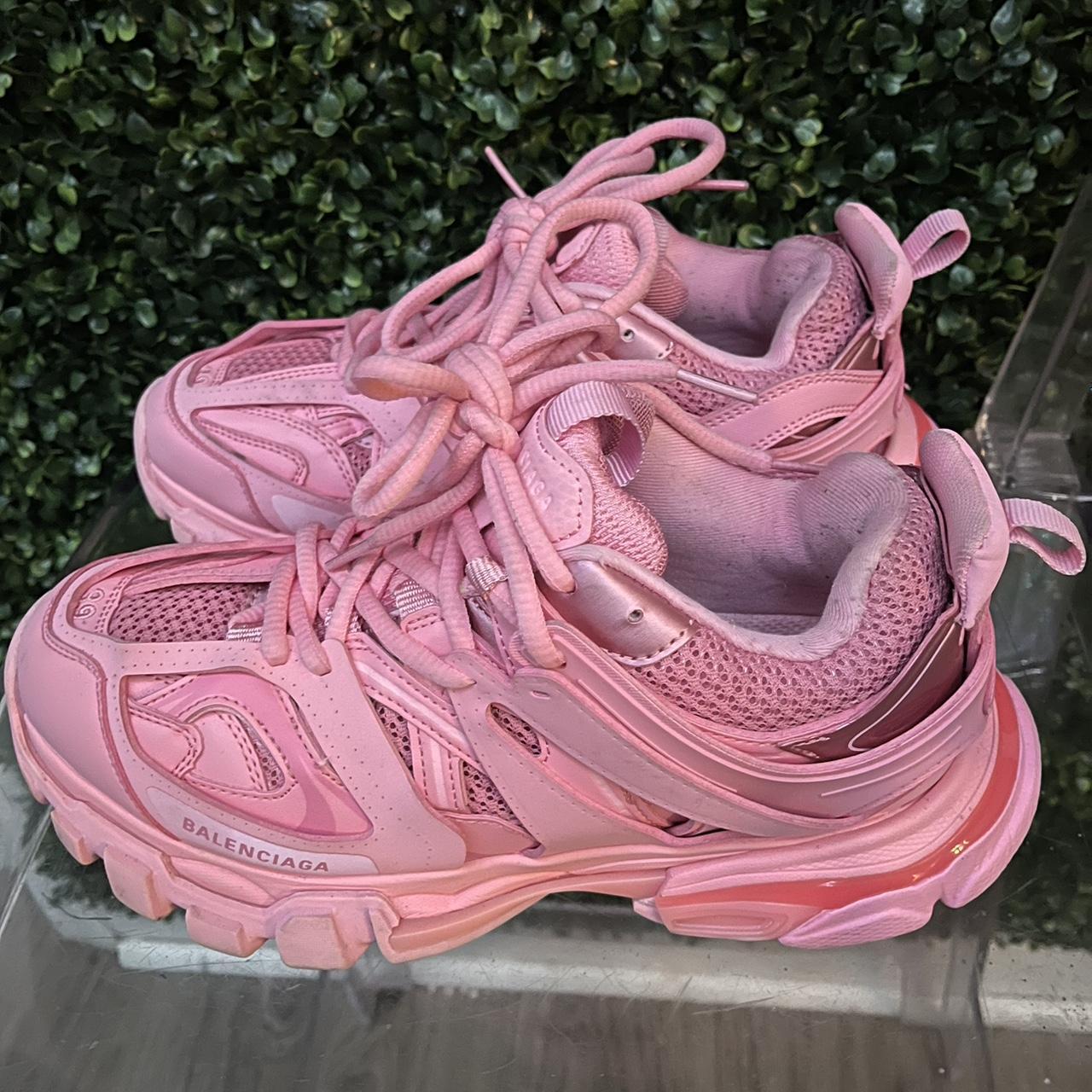 balenciaga high top mens pink