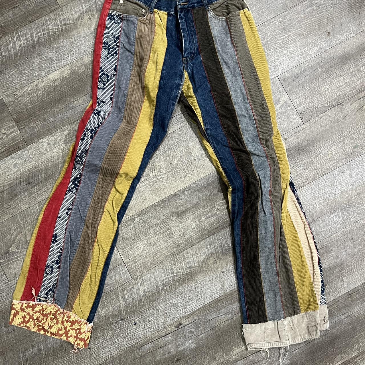 Vintage No Boundaries modified pants. Bootcut, with... - Depop