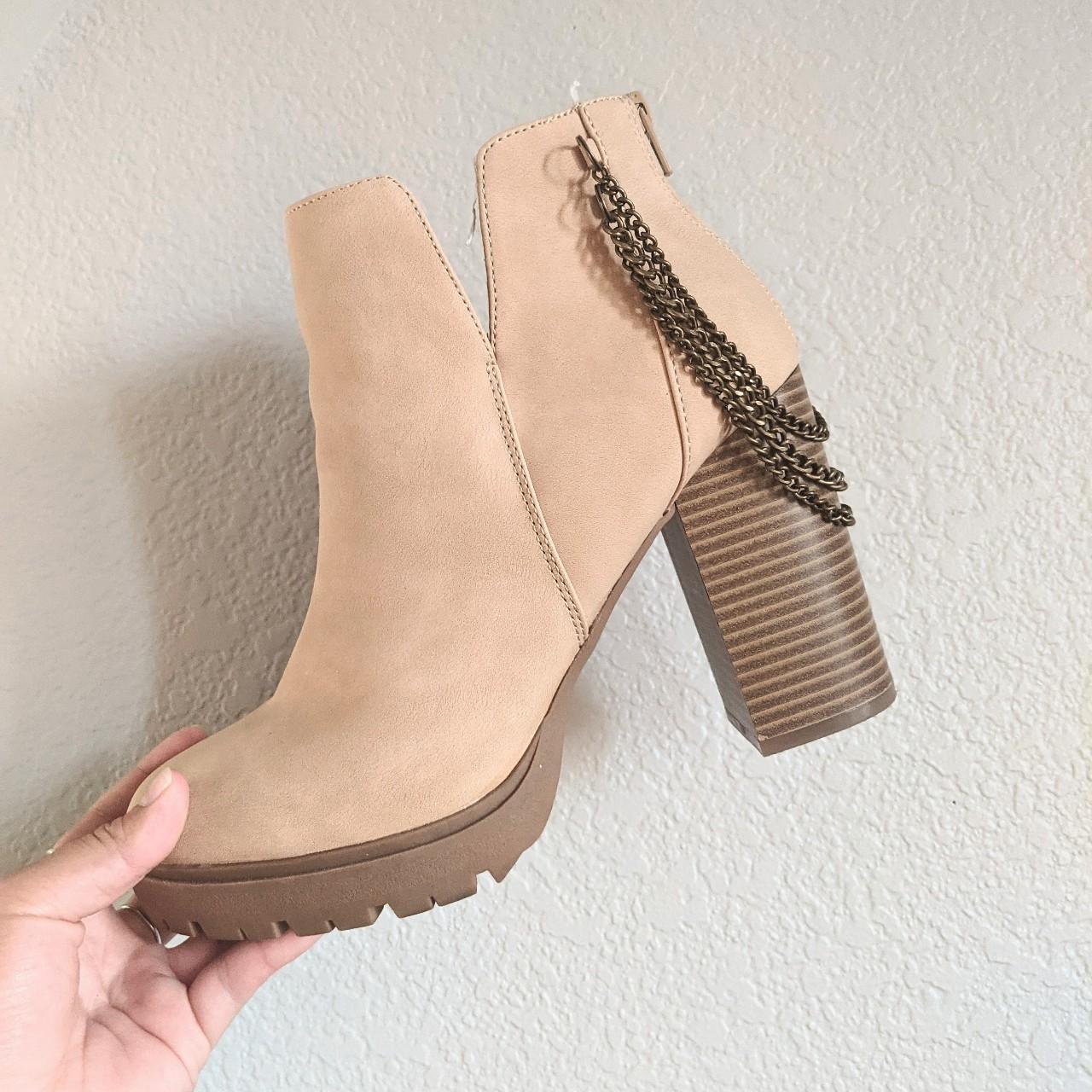 report peep toe booties