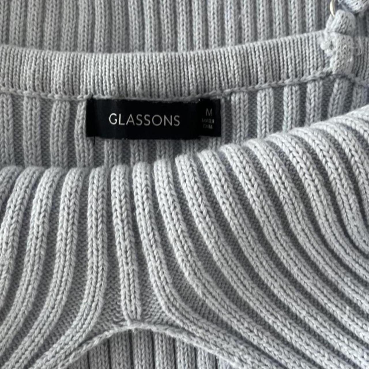 GLASSONS light blue knit midi dress Size M Message... - Depop