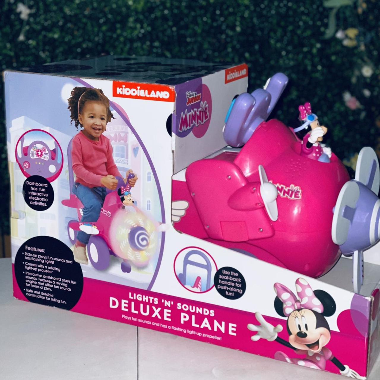 Disney Deluxe Minnie Mouse Plane Activity Ride-On with Lights and cheapest Sounds