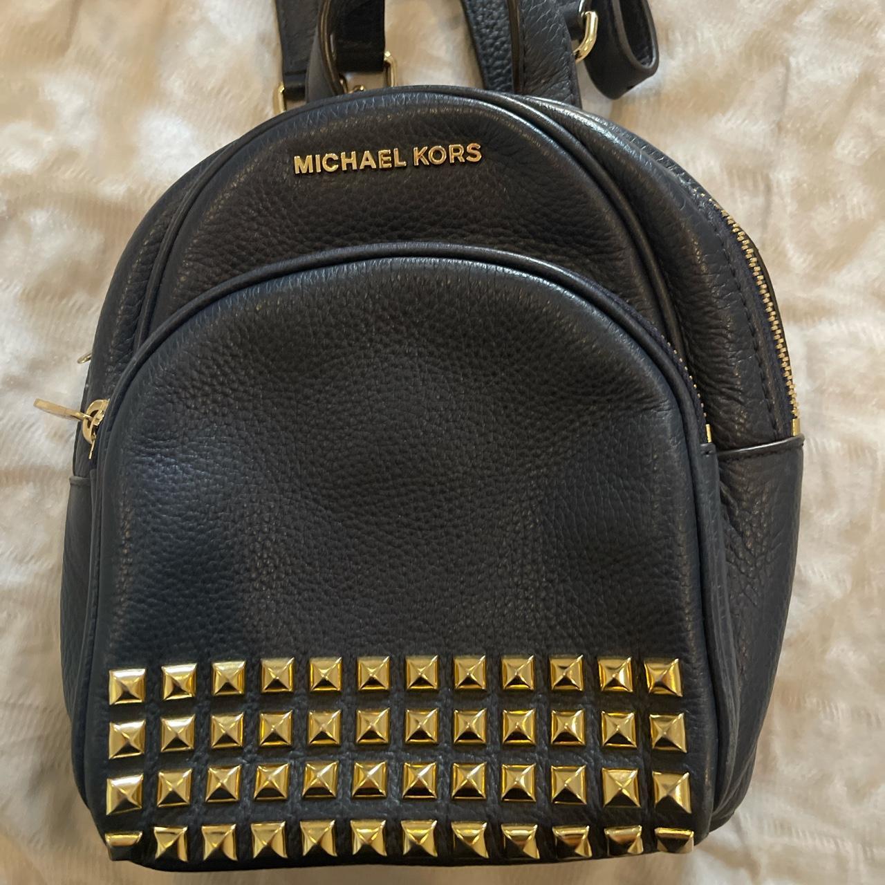 Michael kors clearance blue backpack