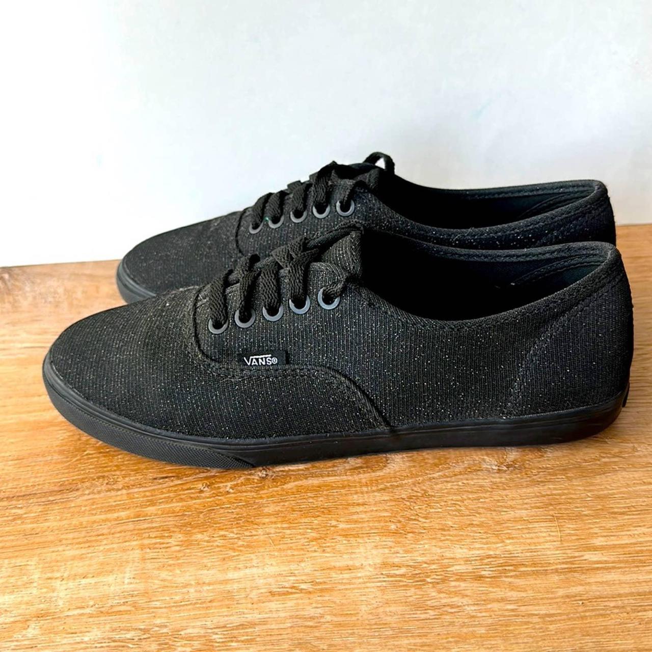 Vans authentic outlet black glitter