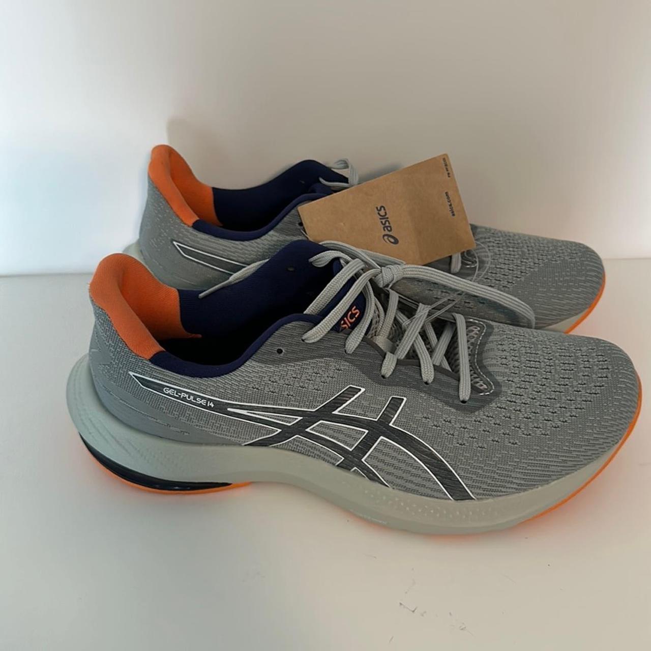 Asics orange store trainers