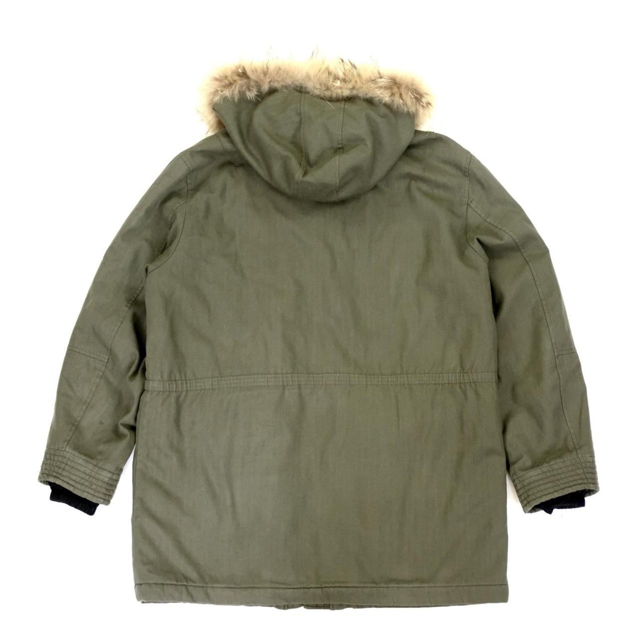 Iceberg Men's Khaki Coat Depop