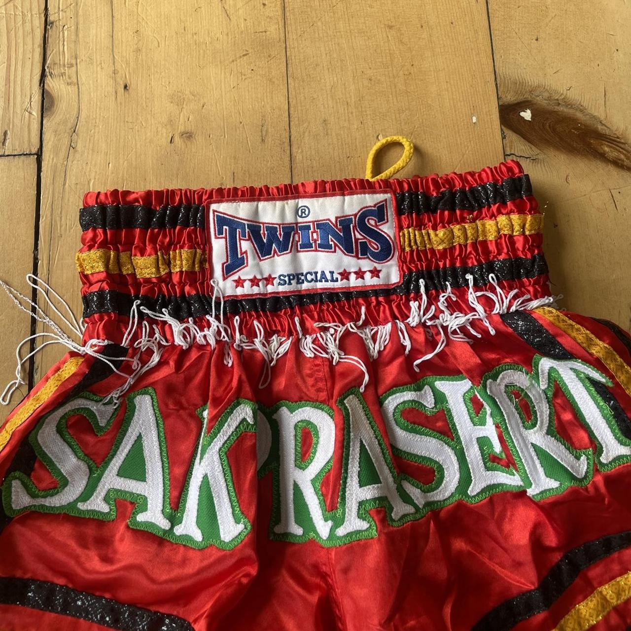 Boxing shorts Vintage Y2K boxing shorts. Spell out... Depop