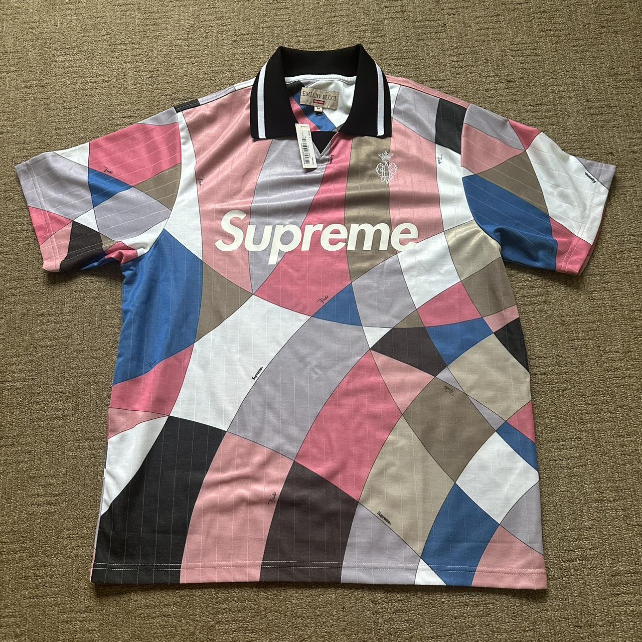 Supreme Emilio Pucci Soccer Jersey - Depop