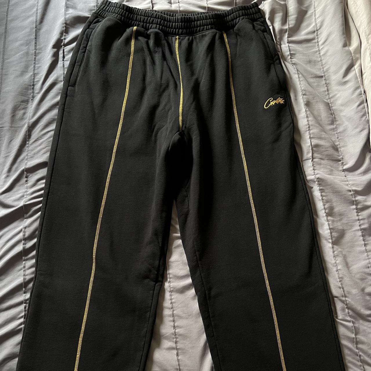 パンツ corteiz hmp open hem sweatpant Buy Corteiz Hmp Open Hem Sweatpant 'Black/Yellow' - CRTZ0515