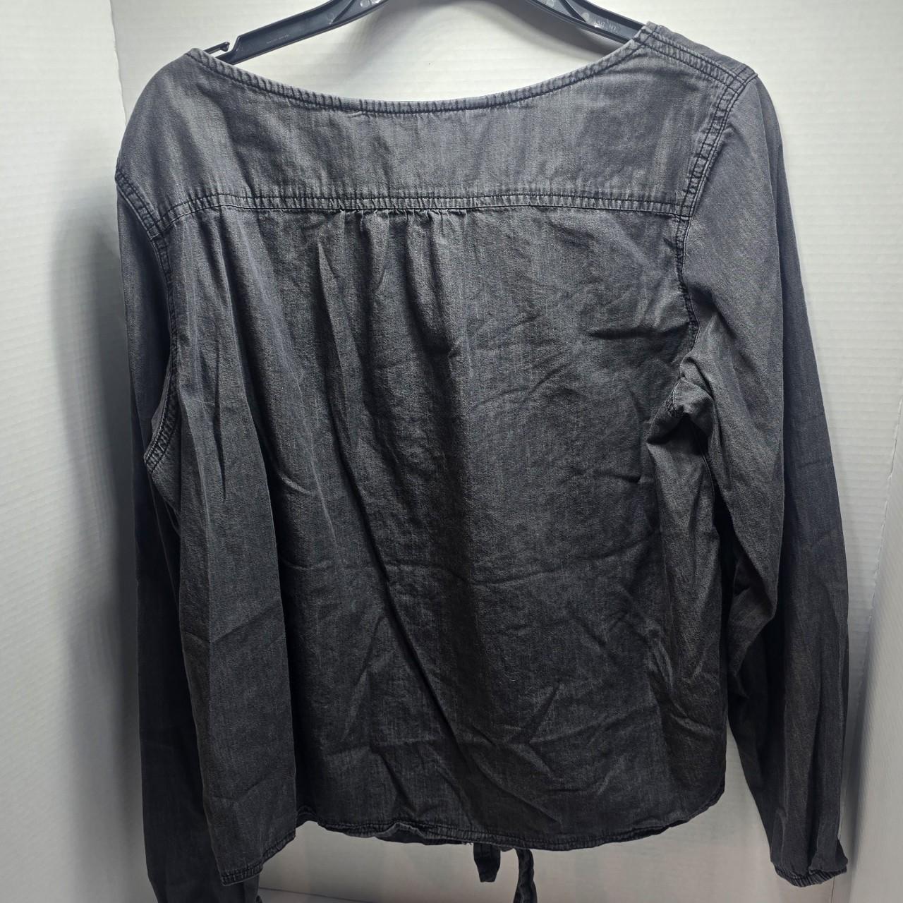 Lee Women's Blouse - Black/Grey - S – Grey Lee Ri… - image 5