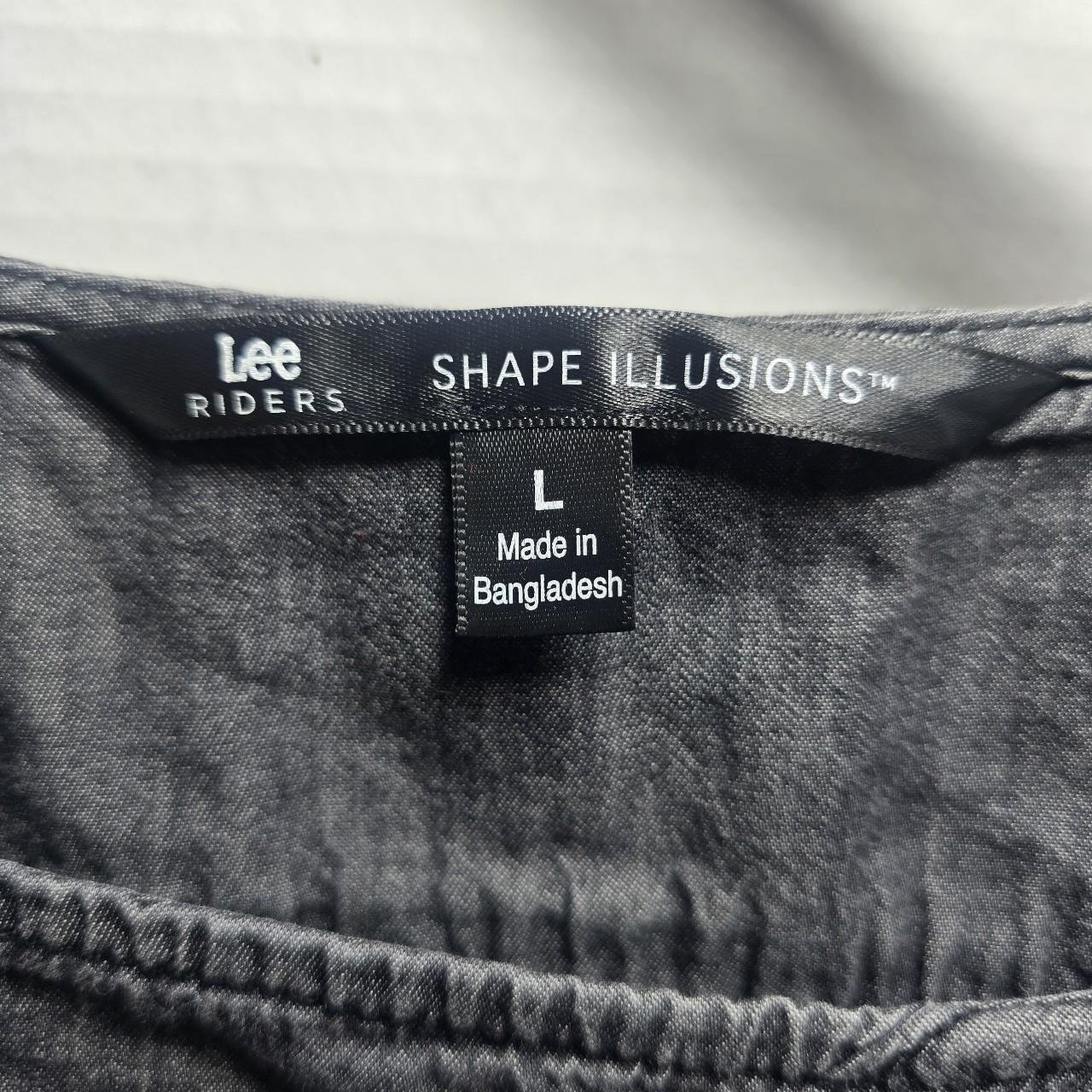 Lee Women's Blouse - Black/Grey - S – Grey Lee Ri… - image 2