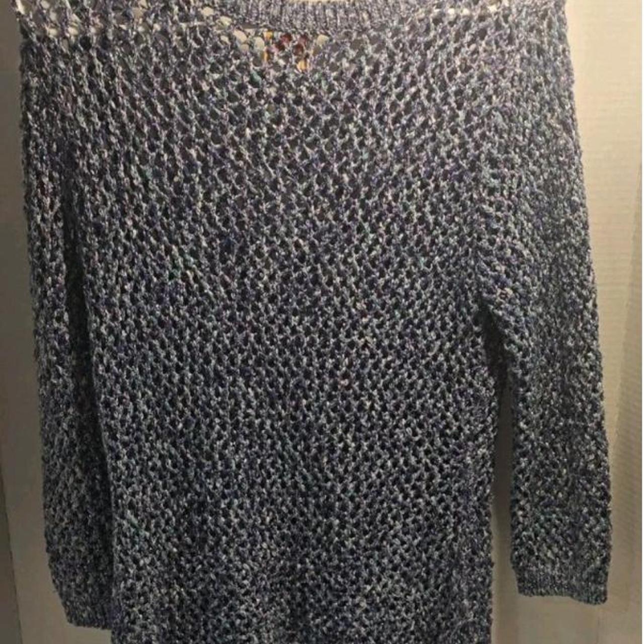 Ruby Rd. Women's Sweater - Blue/White - S – Eleva… - image 2