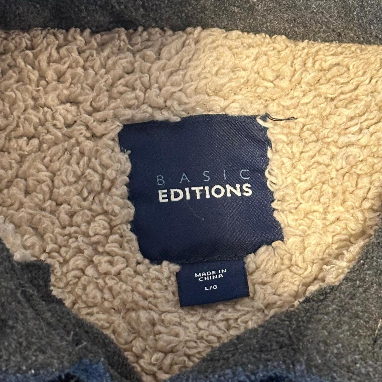 Basic Editions Men's Jacket - Grey - L – Basic Ed… - image 7