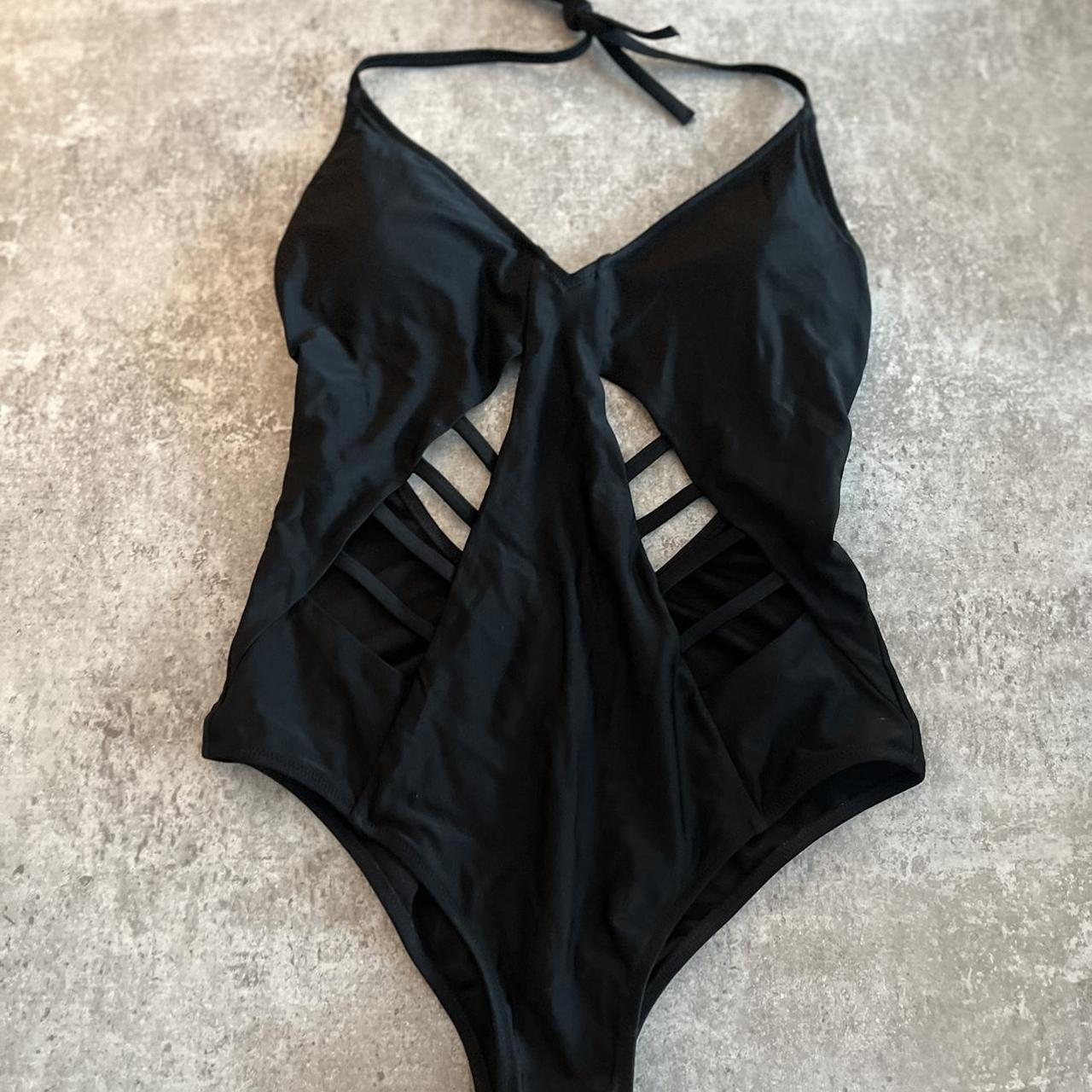 Express Men's Black Swimsuit-one-piece | Depop