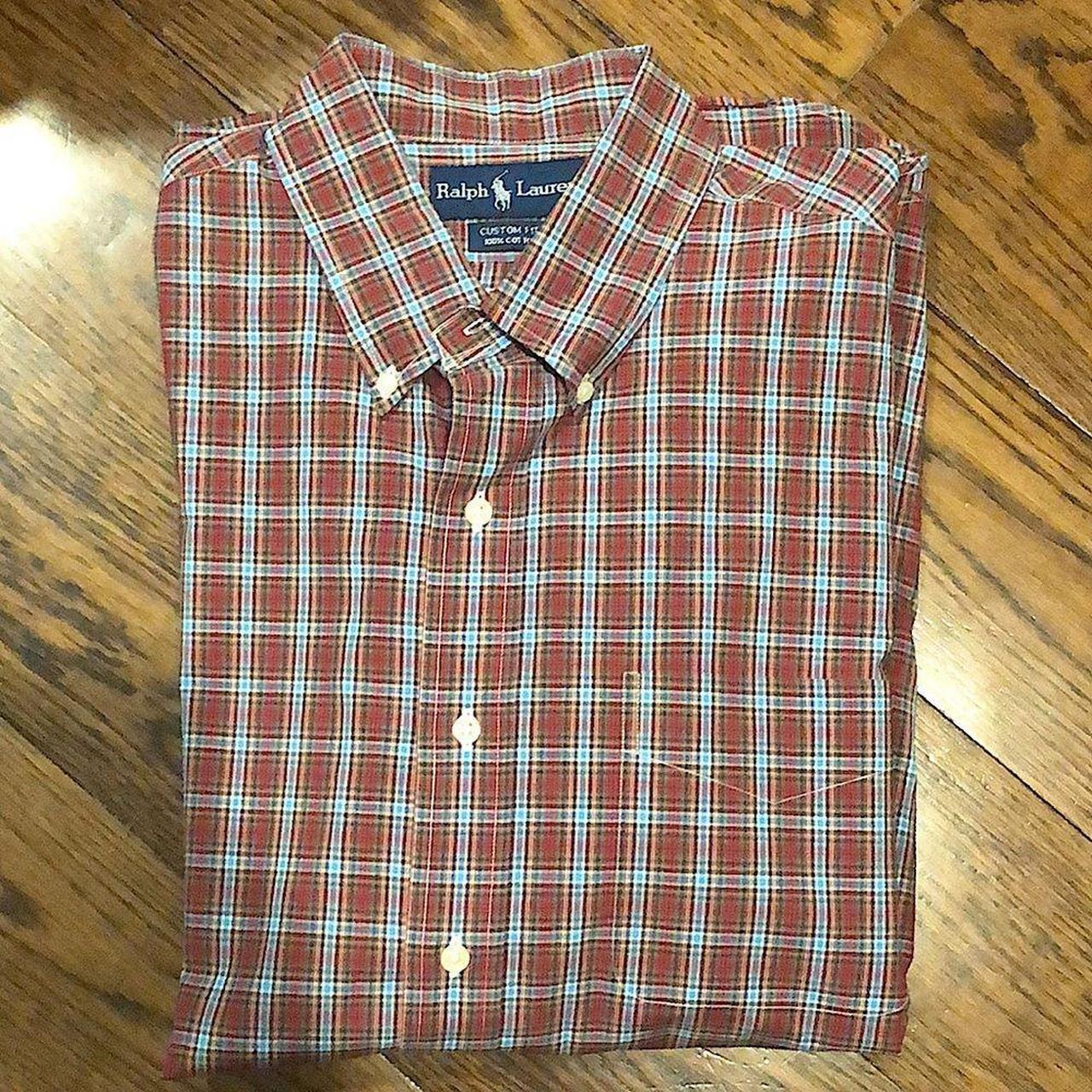 RALPH LAUREN Men’s Plaid Button Up Shirt BRAND... - Depop