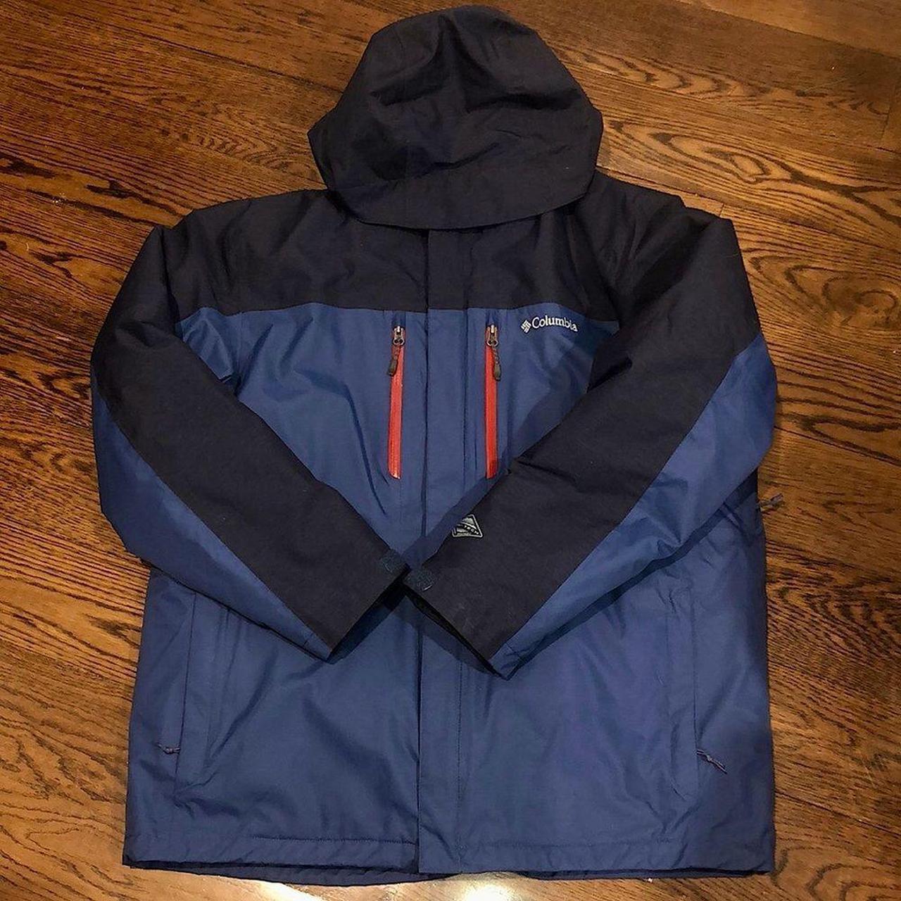 COLUMBIA OmniHeat Interchange Mens Royal and Navy... - Depop