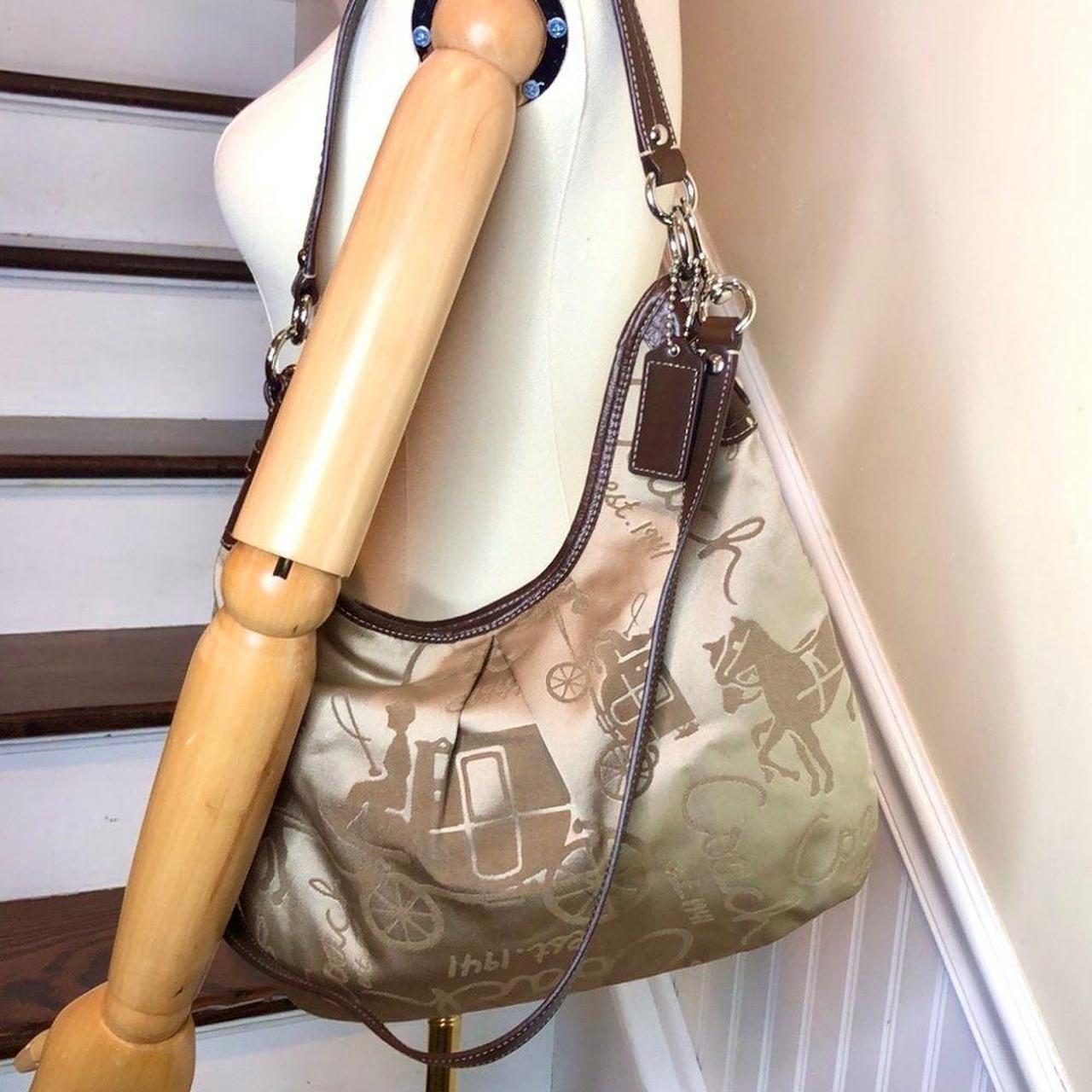 COACH Vintage Horse & Carriage Brown Shoulder Bag | Depop