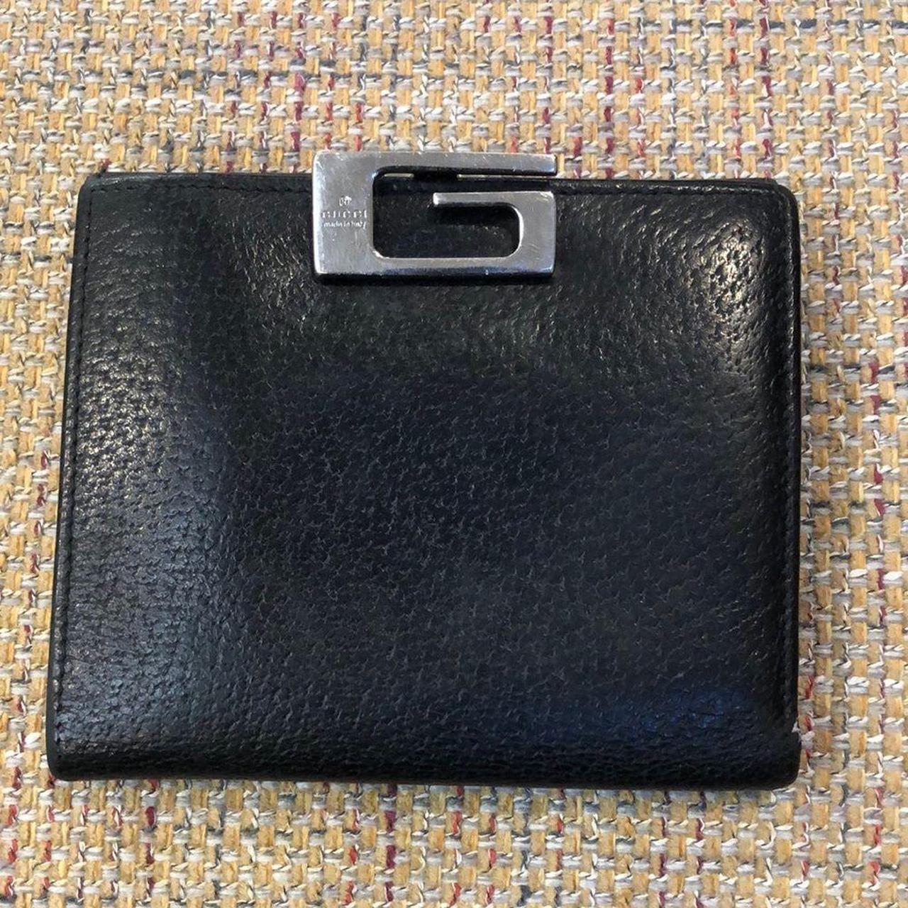 Vintage Gucci Frame Coin Purse In Black buy Lambskin