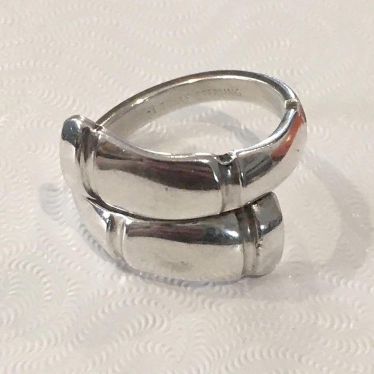 TOWLE Sterling Silver buy Adjustable Bypass Ring Sz 7.5