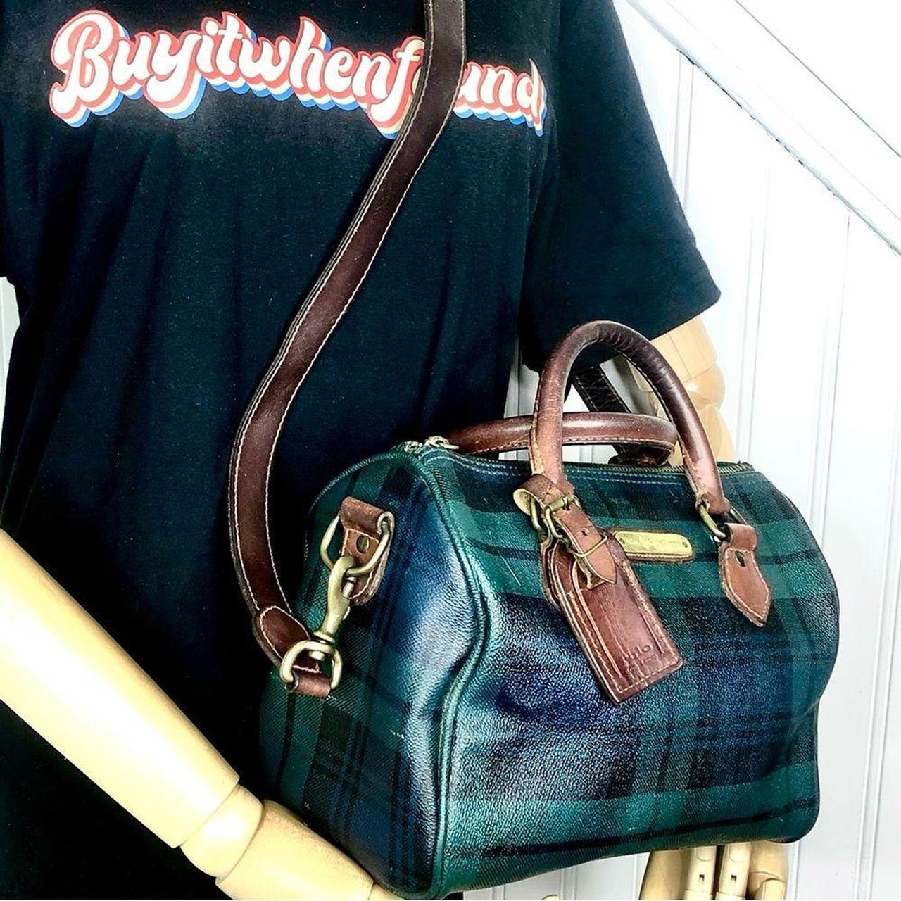 RALPH LAUREN Black Watch Plaid Speedy Small Boston | Depop