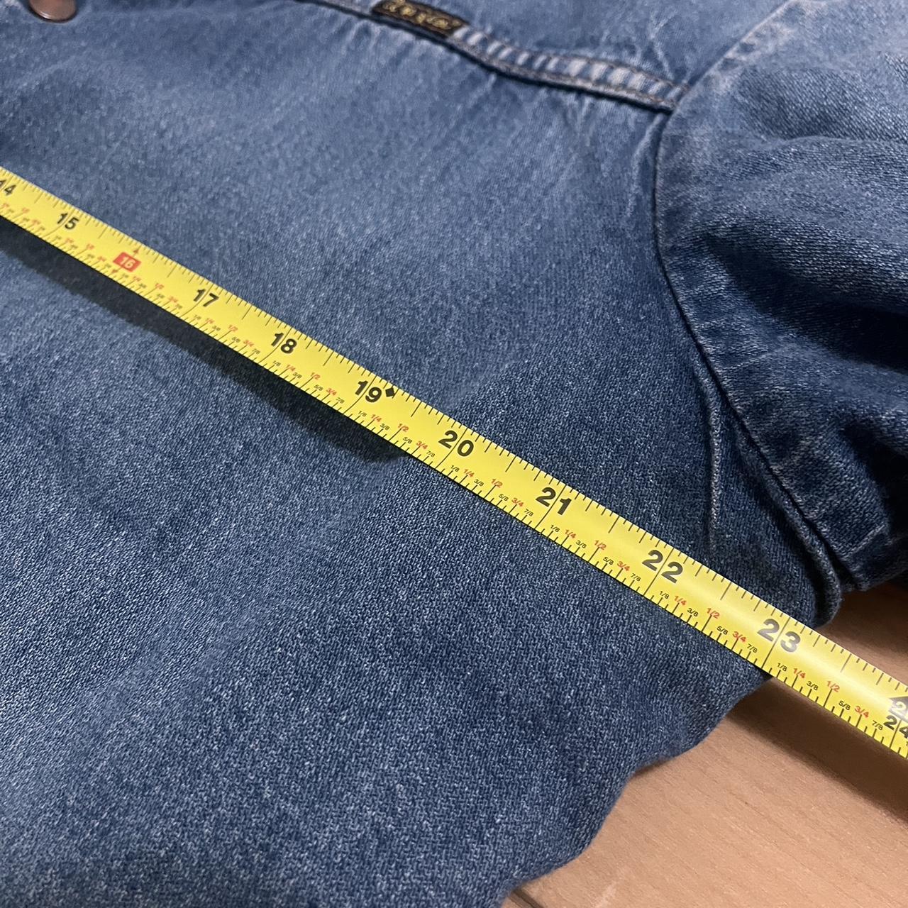 Wrangler Men's Jacket - Blue - M – 70’s Wrangler … - image 7