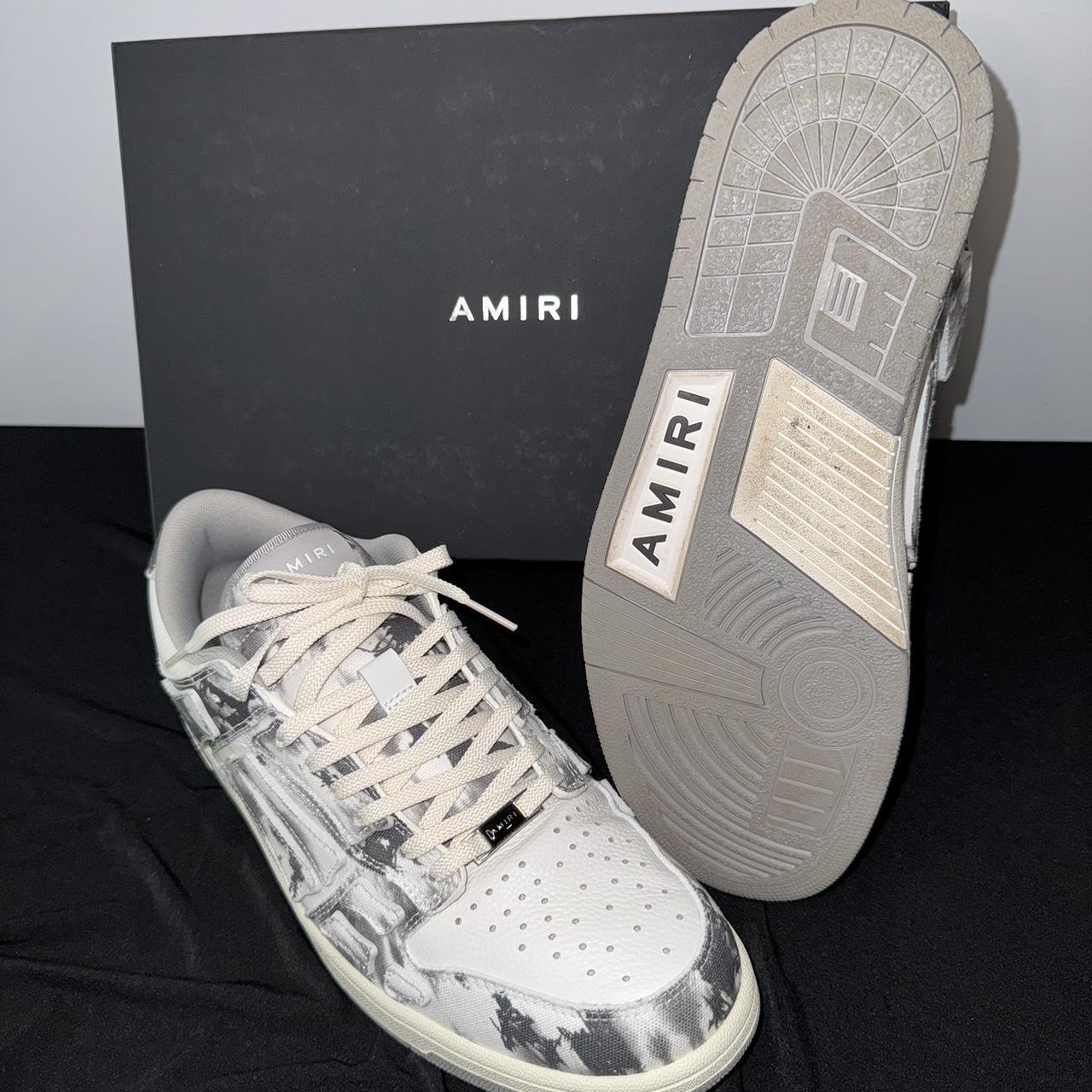 AMIRI サイズ 45 White and grey amiri shoes MEN's size 45 USA 12  | Depop