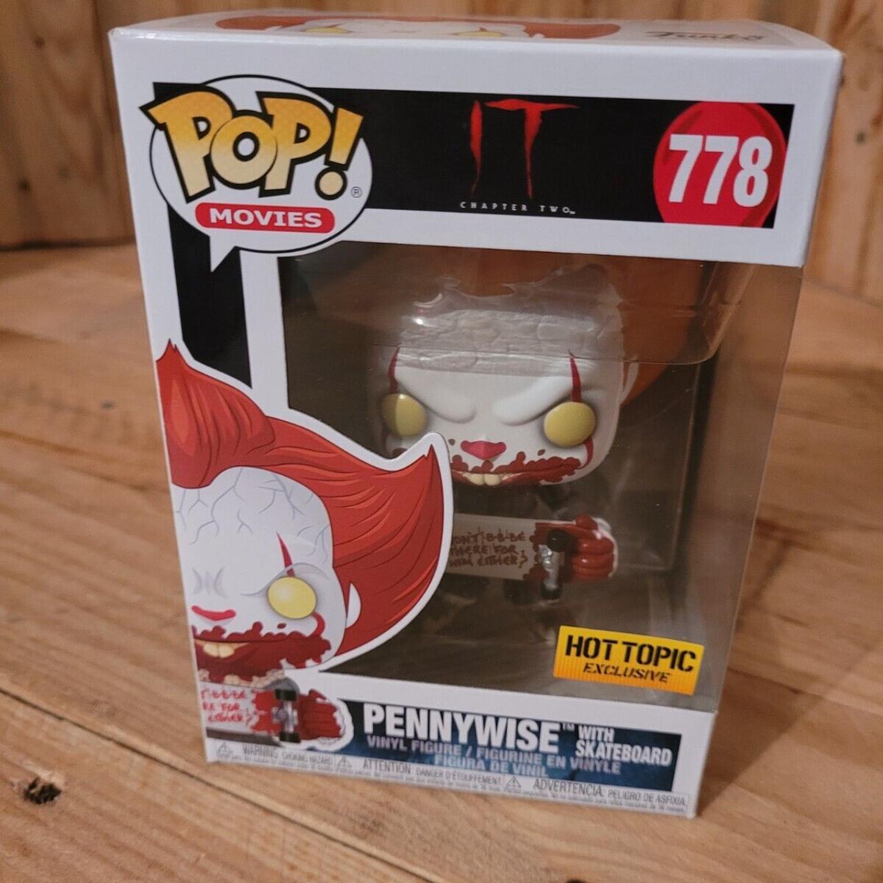 Funko Pop Pennywise with Skateboard #778 Hot Topic... - Depop