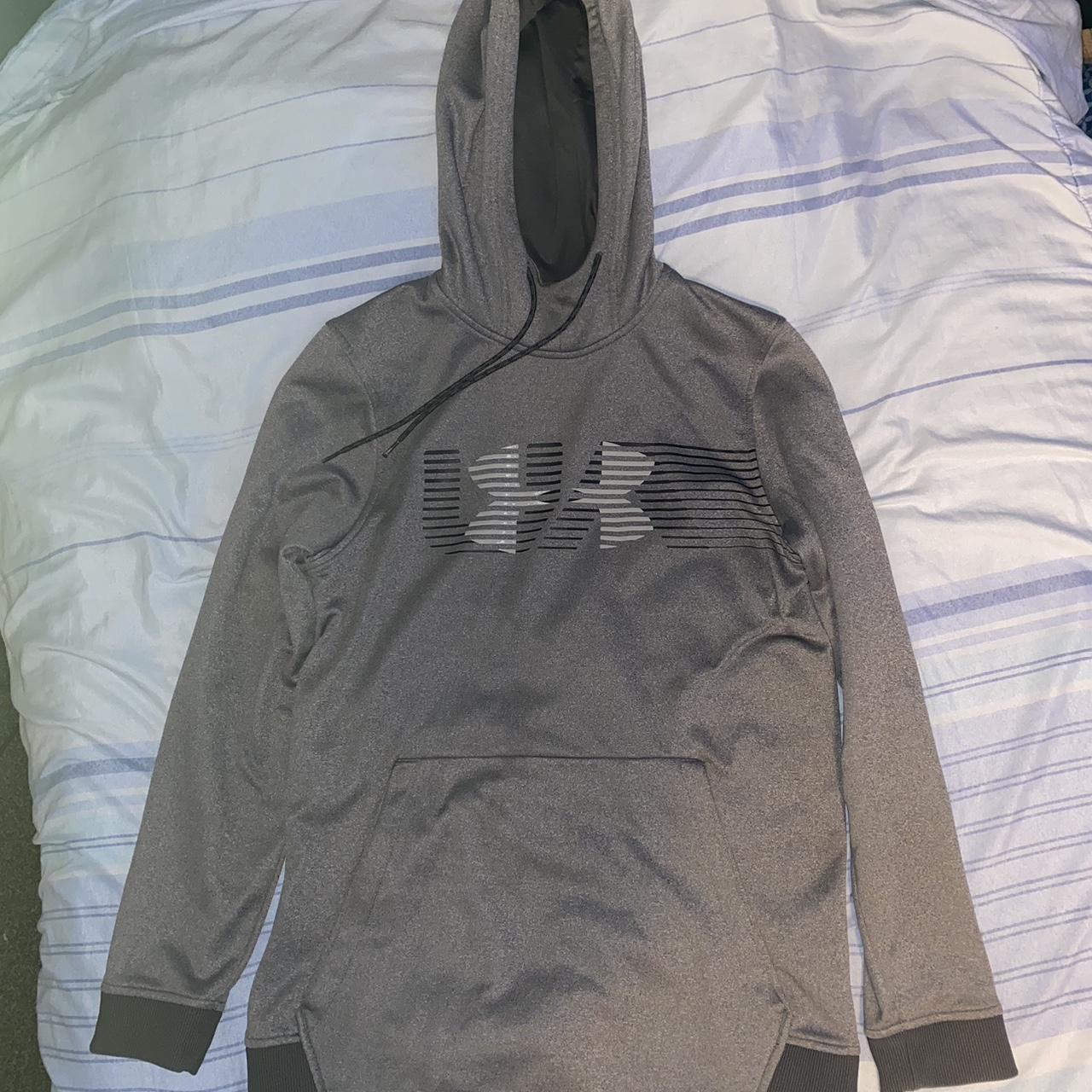 Grey Under Armour Pullover Jacket This pullover... - Depop