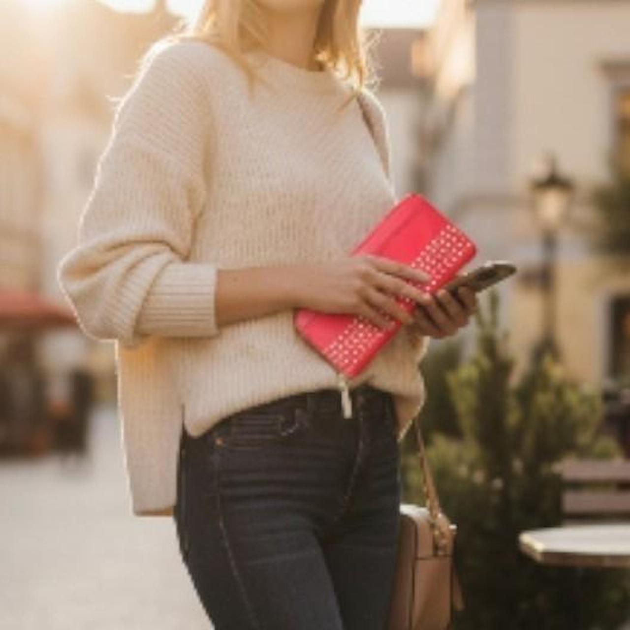 Fossil Women's Wallet - White/Red – Fossil Red Po… - image 2