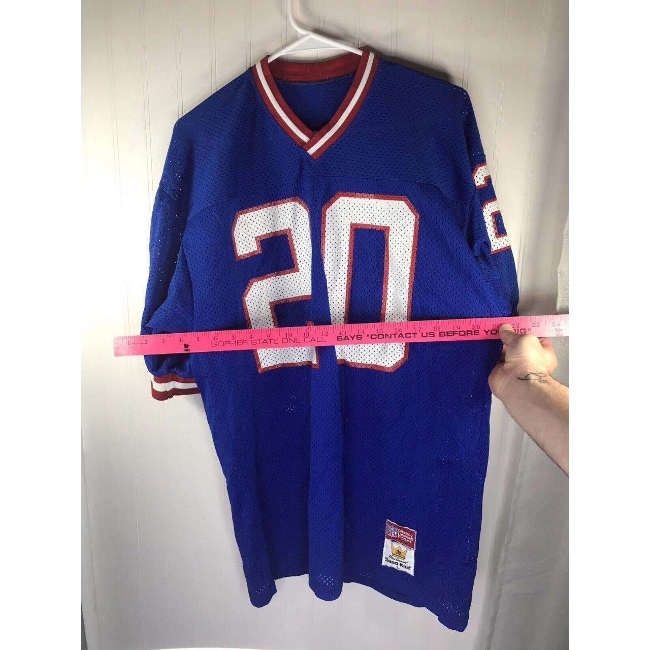 Vintage 80s New York Giants #20 Joe Morris M Jersey Sand Knit NFL Football  Shirt