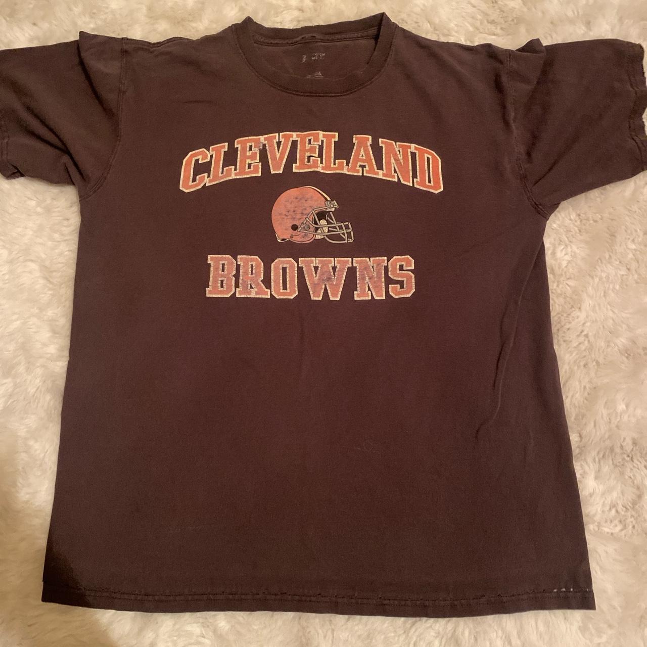 vintage Cleveland browns shirt size L in great - Depop