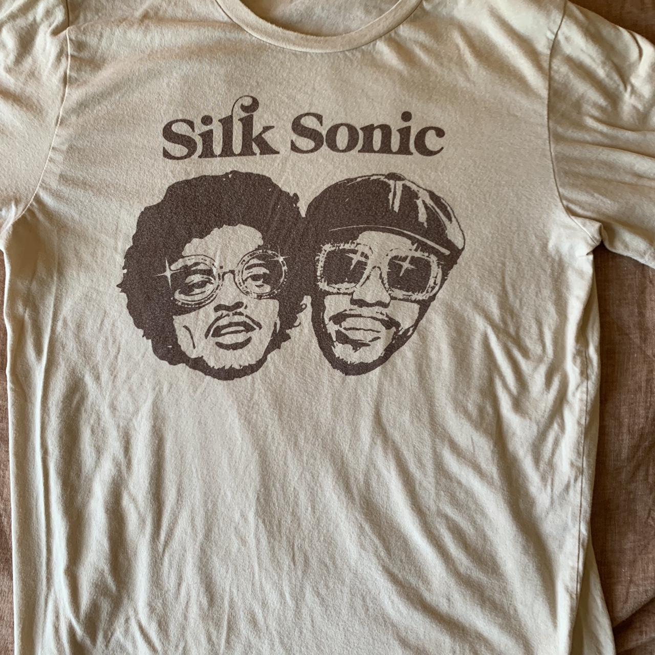 Silk Sonic Band T Shirt, Love These Soulful Dudes - Depop