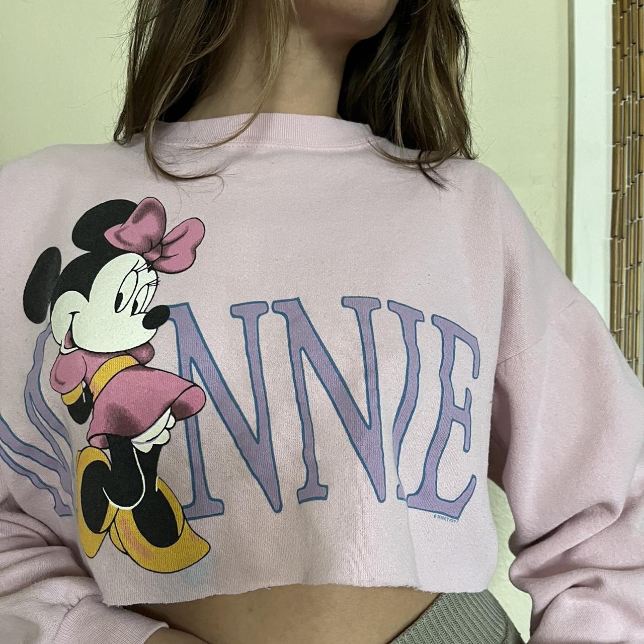 Minnie mouse clearance sweatshirt womens