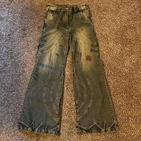 no faith studios heavy wave denim (With hand... - Depop