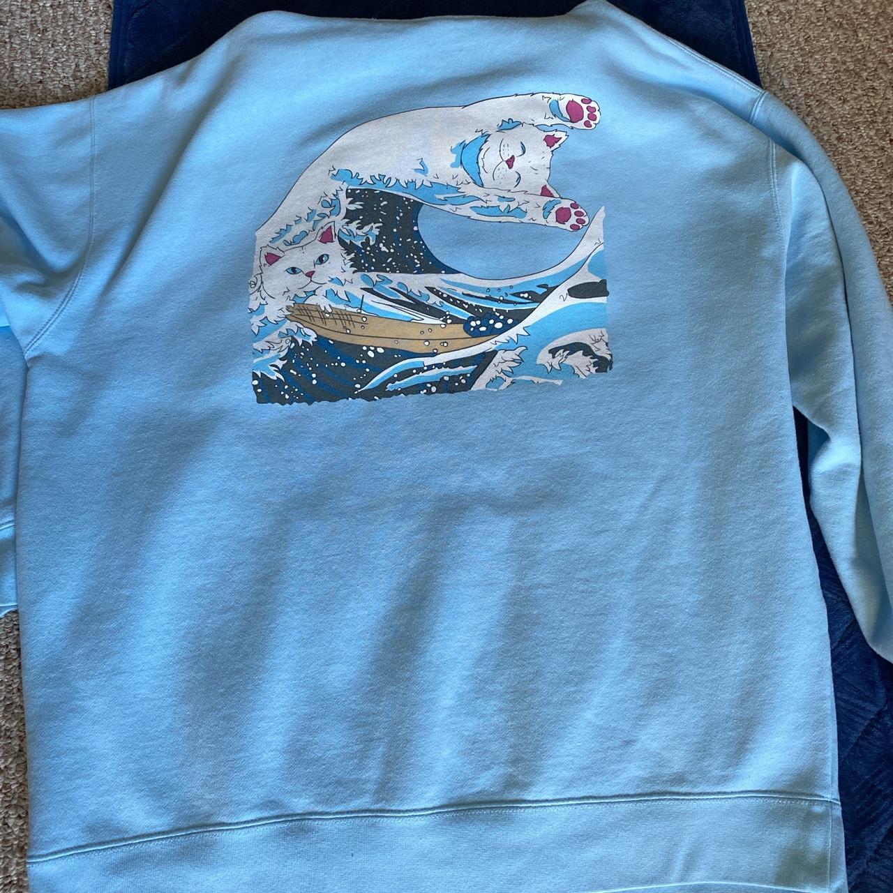 The great wave outlet of nerm hoodie