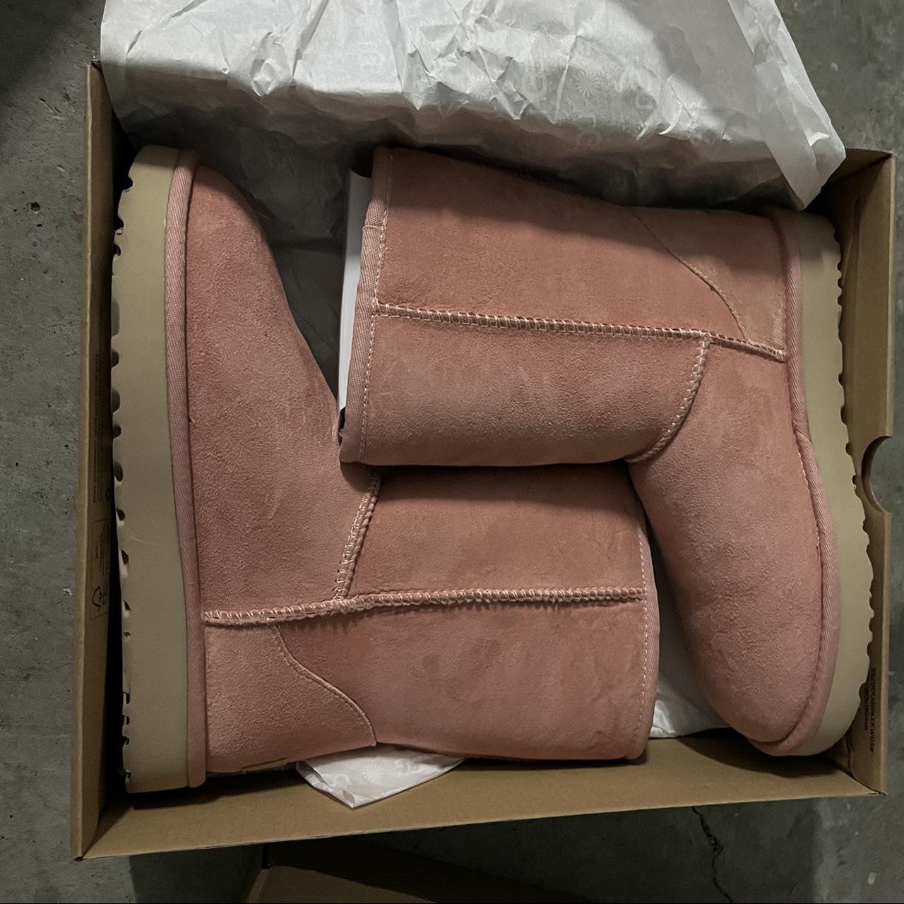 Pink uggs size best sale 7