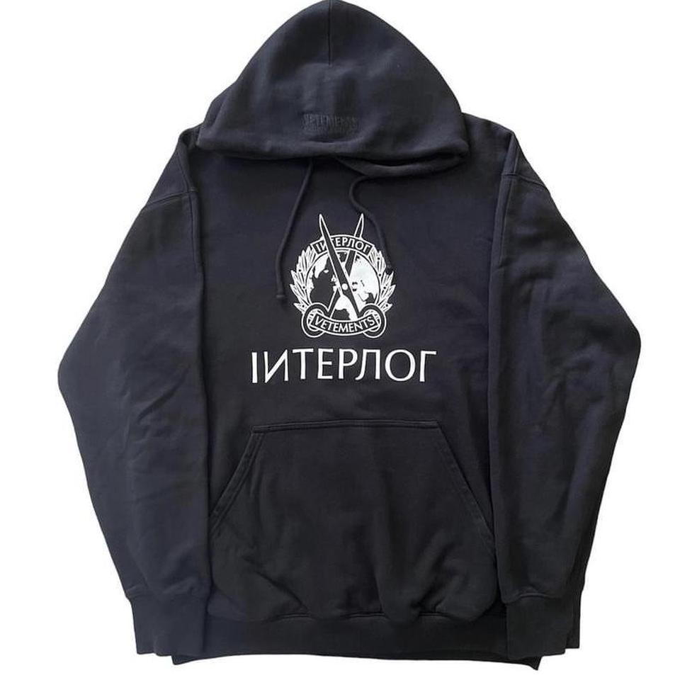 Vetements AW20 Interpol Oversized Hoodie Depop