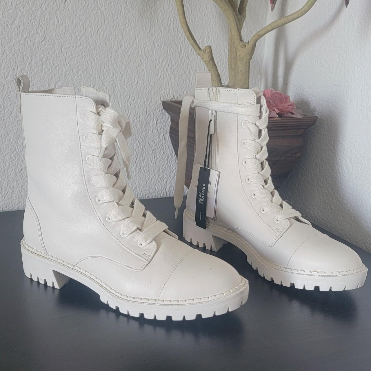 Bershka leather hot sale boots