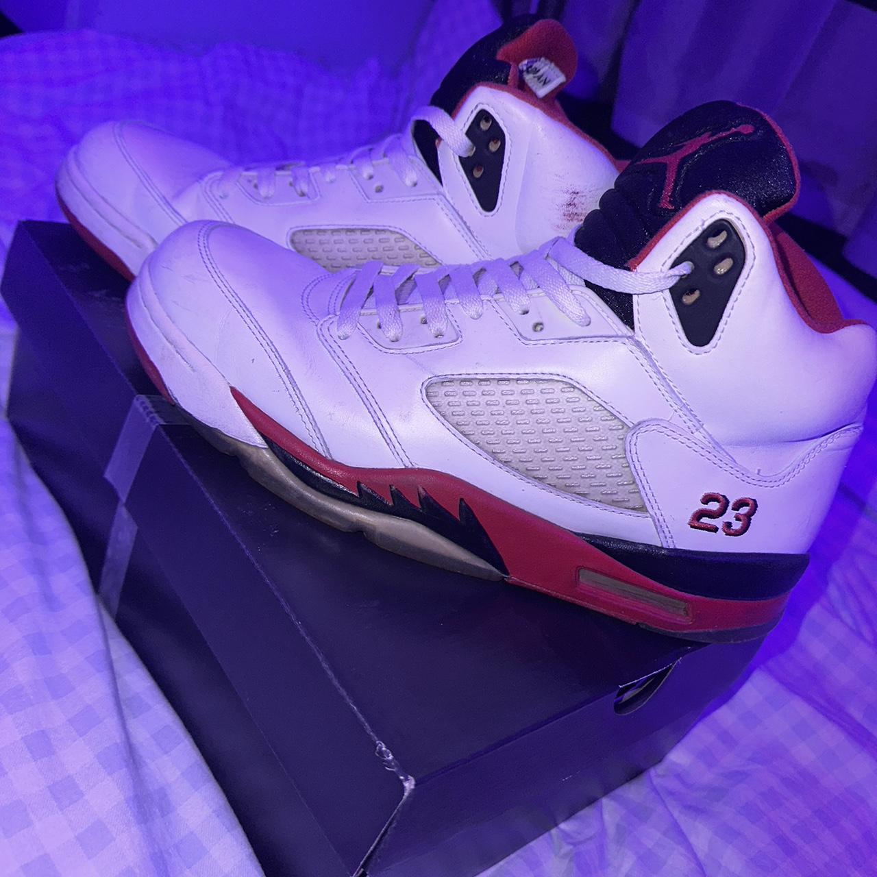 Air Jordan 5 retro fire red 2013 136027 12 Size. Depop