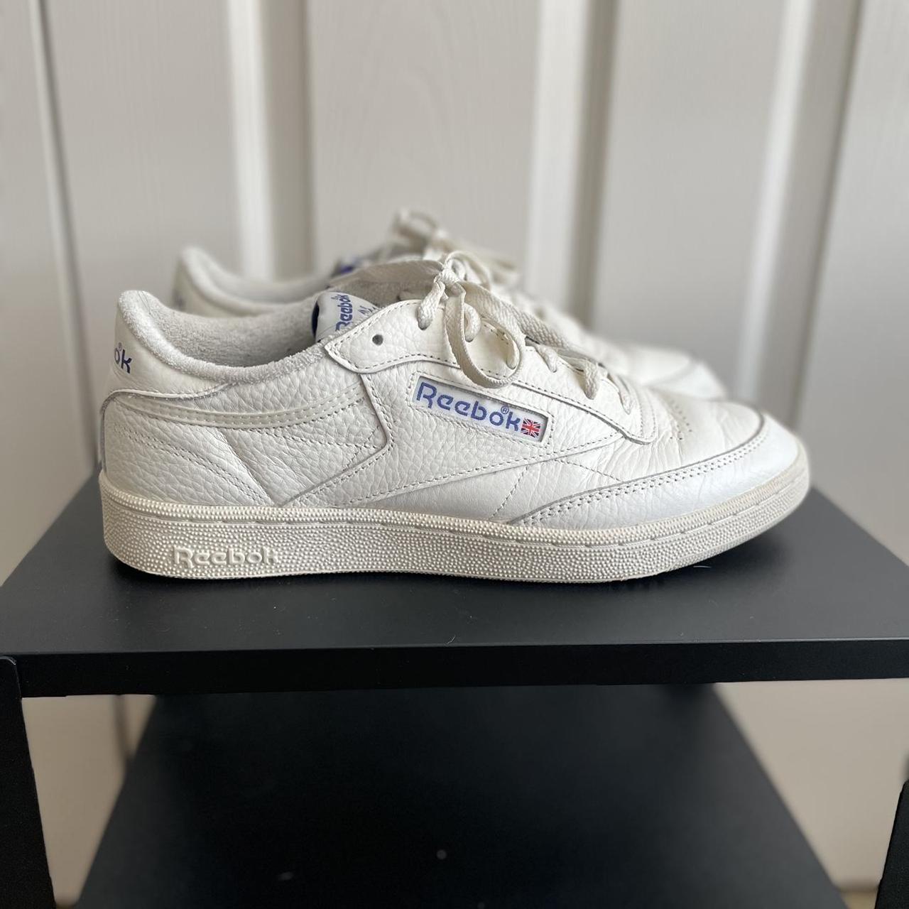 Reebok Men's Cream Trainers | Depop