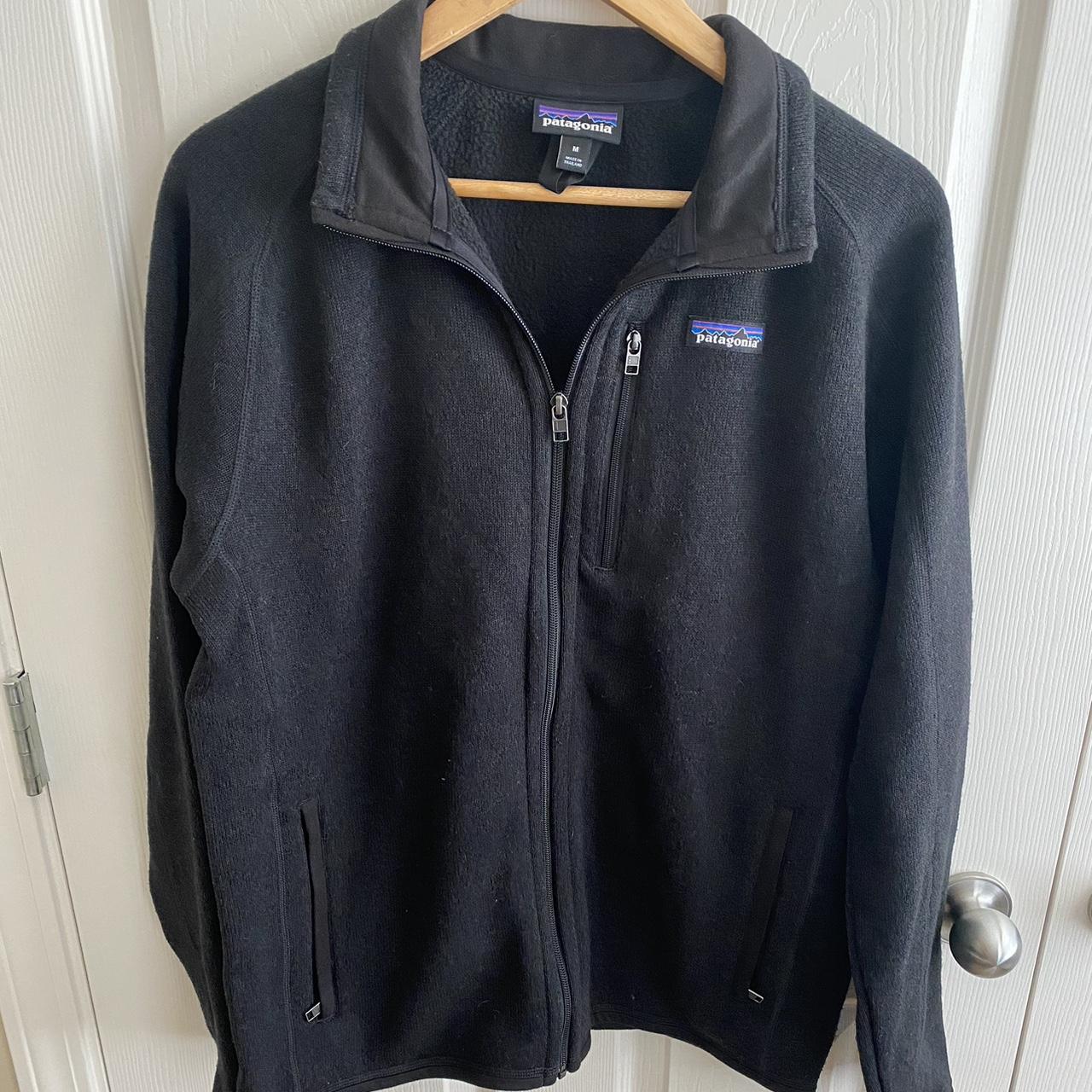 Patagonia Men's Black Jumper | Depop