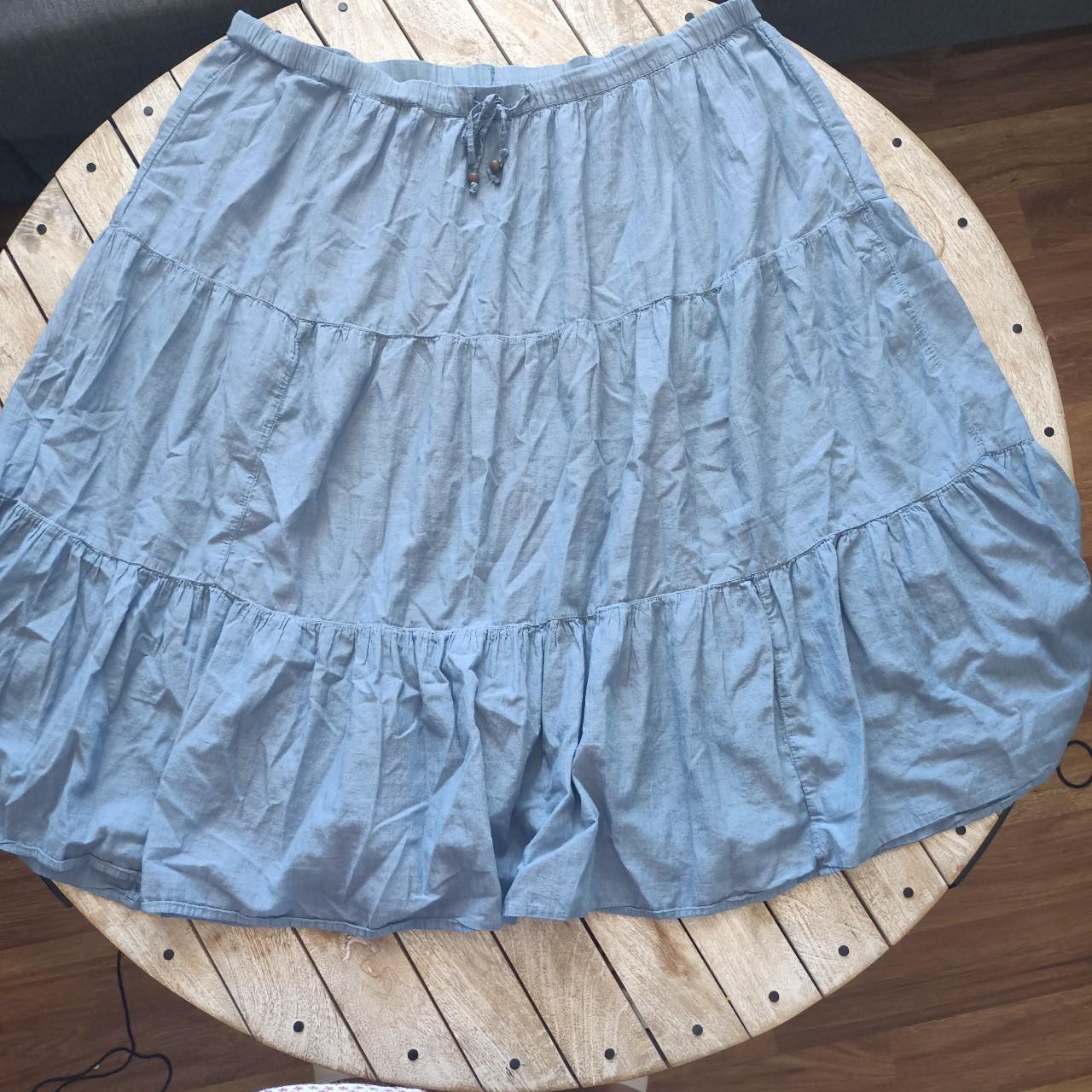 Light blue skirt outlet xl