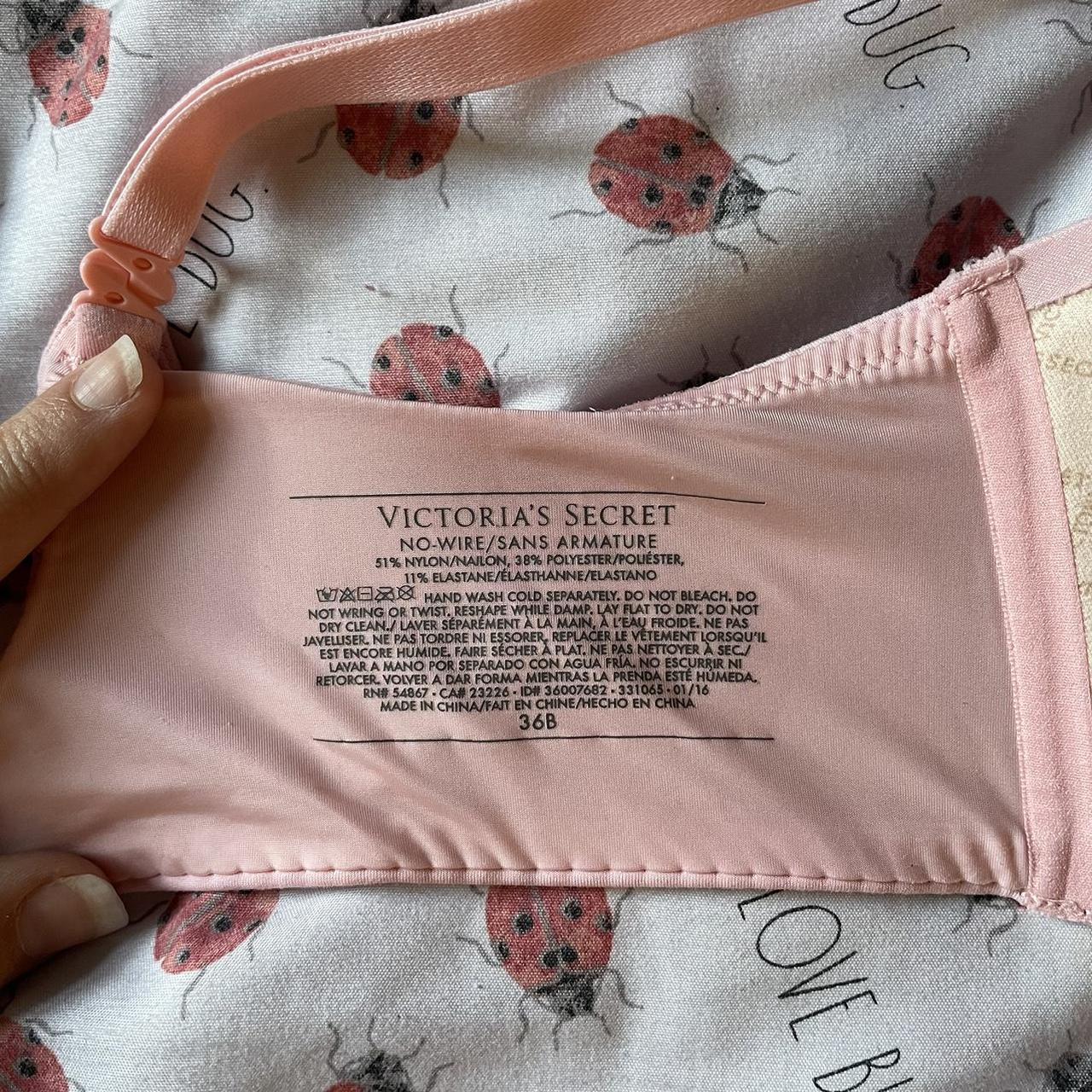 victoria's secret pink wireless bra • size 36B - Depop