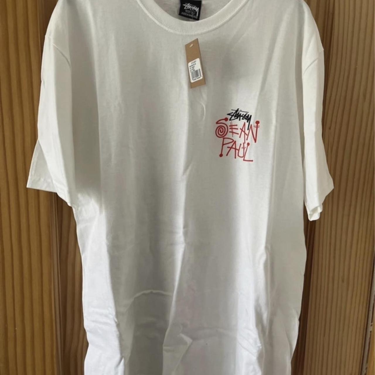Stussy Sean Paul T-Shirt. White. Size Large. New,... - Depop