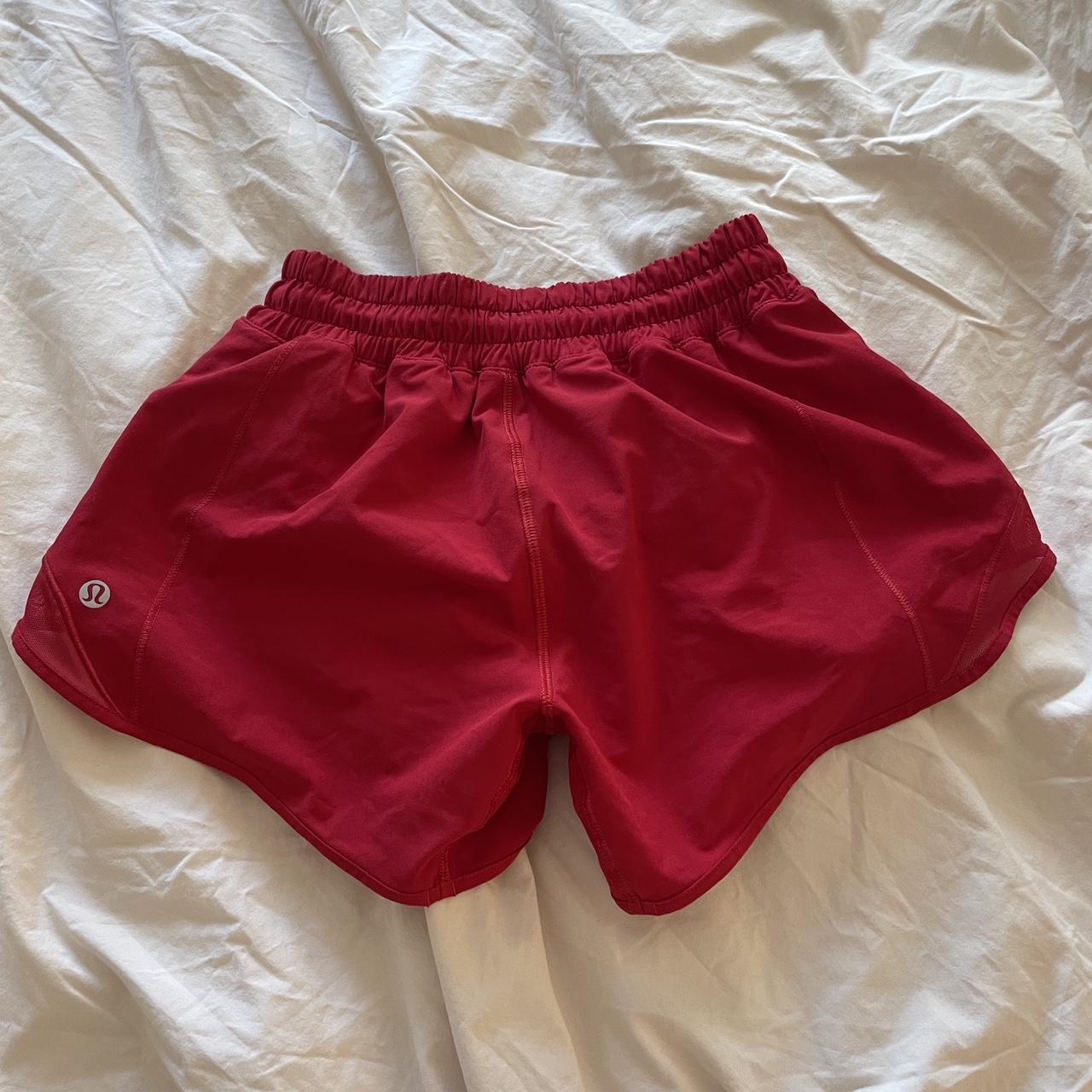 Lululemon shorts LOVE RED Track That HR Short 3” - Depop