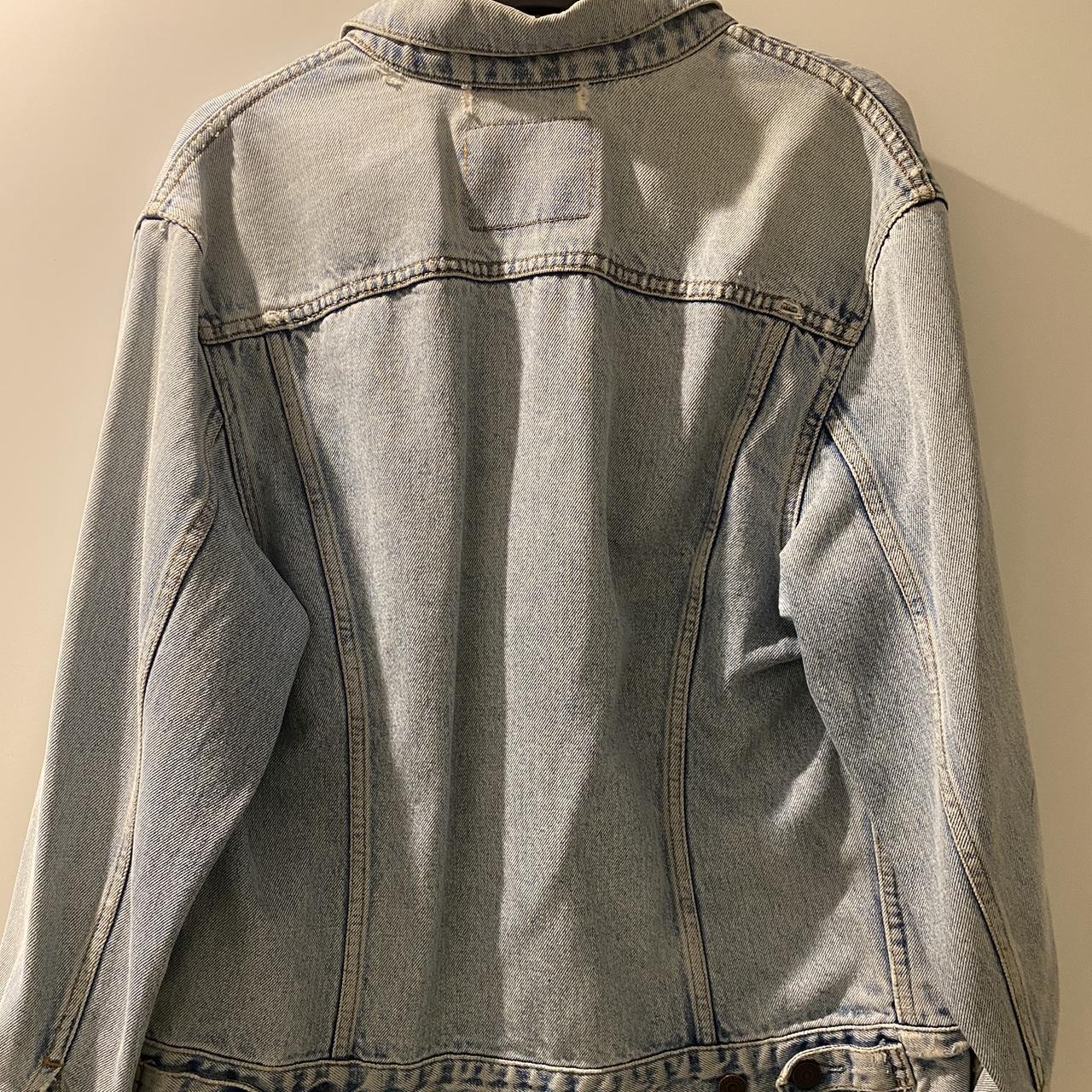 Vintage Levi Denim Jacket. Size S (oversized - Depop