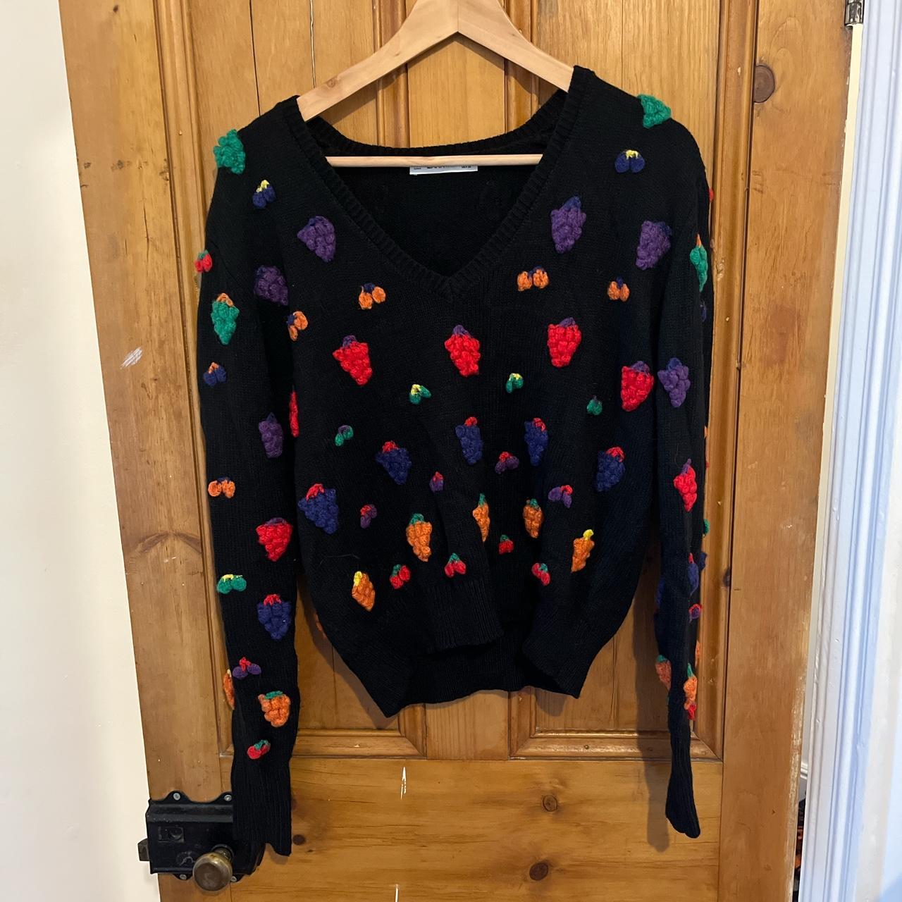 Zara Fruit Jumper Worn twice, no flaws, it great... - Depop