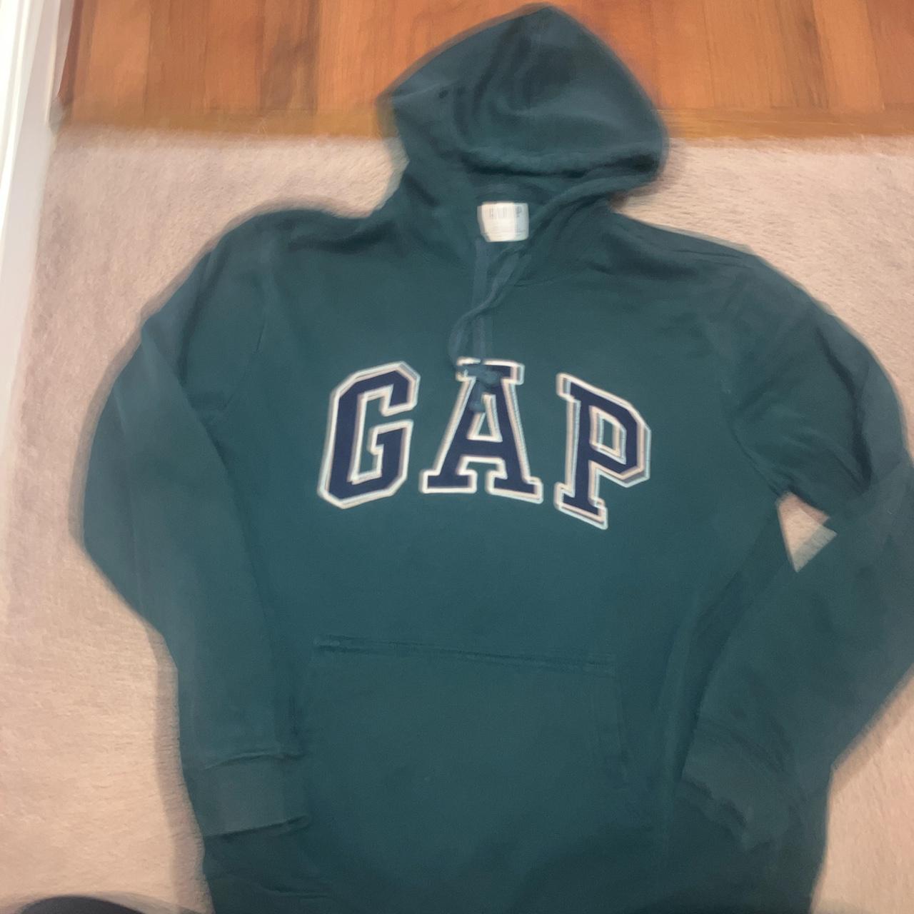 Dark green gap hoodie Size medium Hoodie was dirty... - Depop