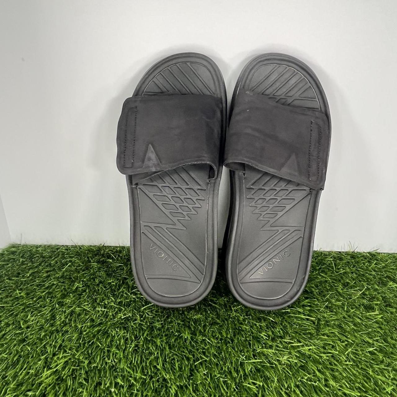 Vionic Men's Slides - Black - US 8.5 – Vionic Rej… - image 4