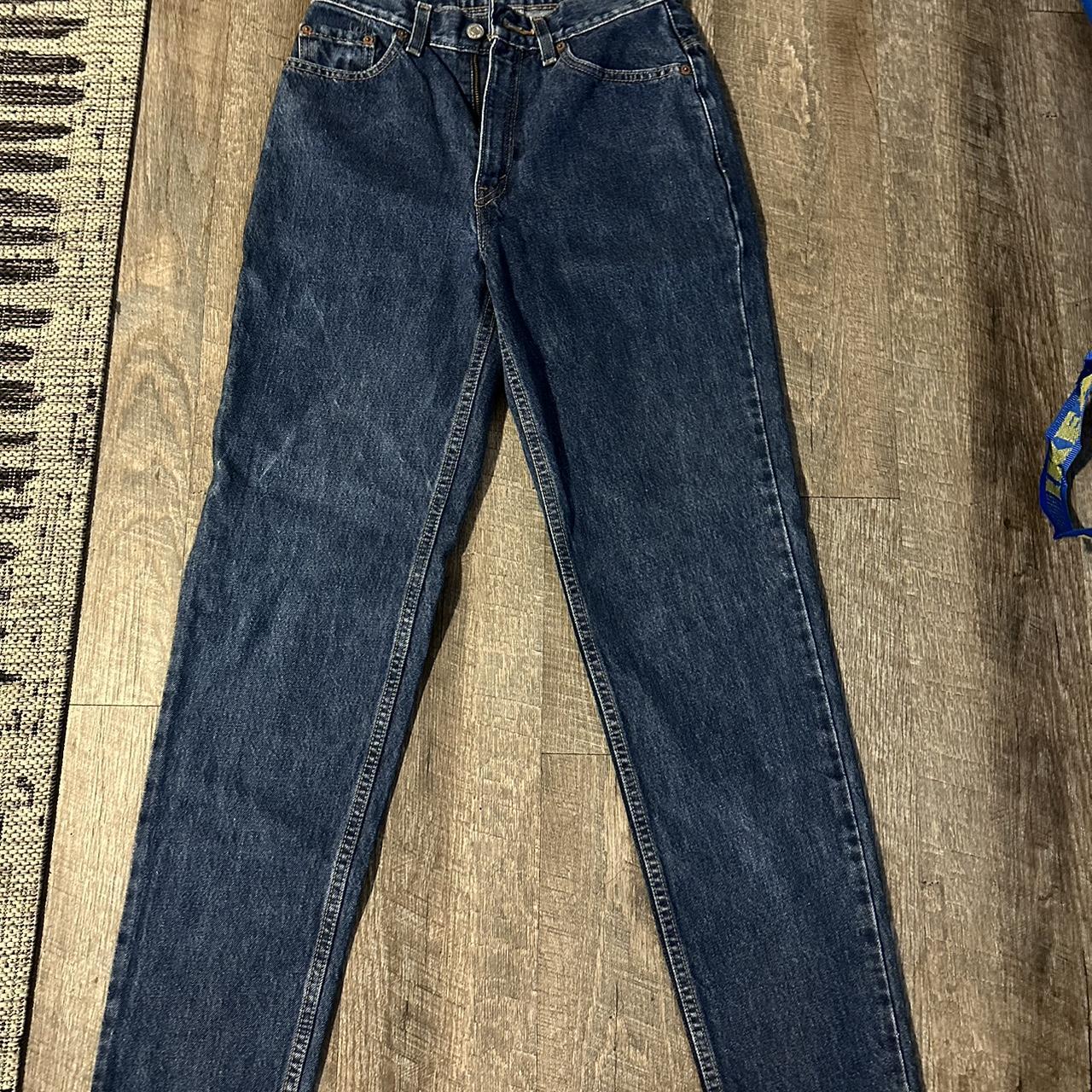 Vintage 1990s Levi’s paper tag denim blue jeans Depop