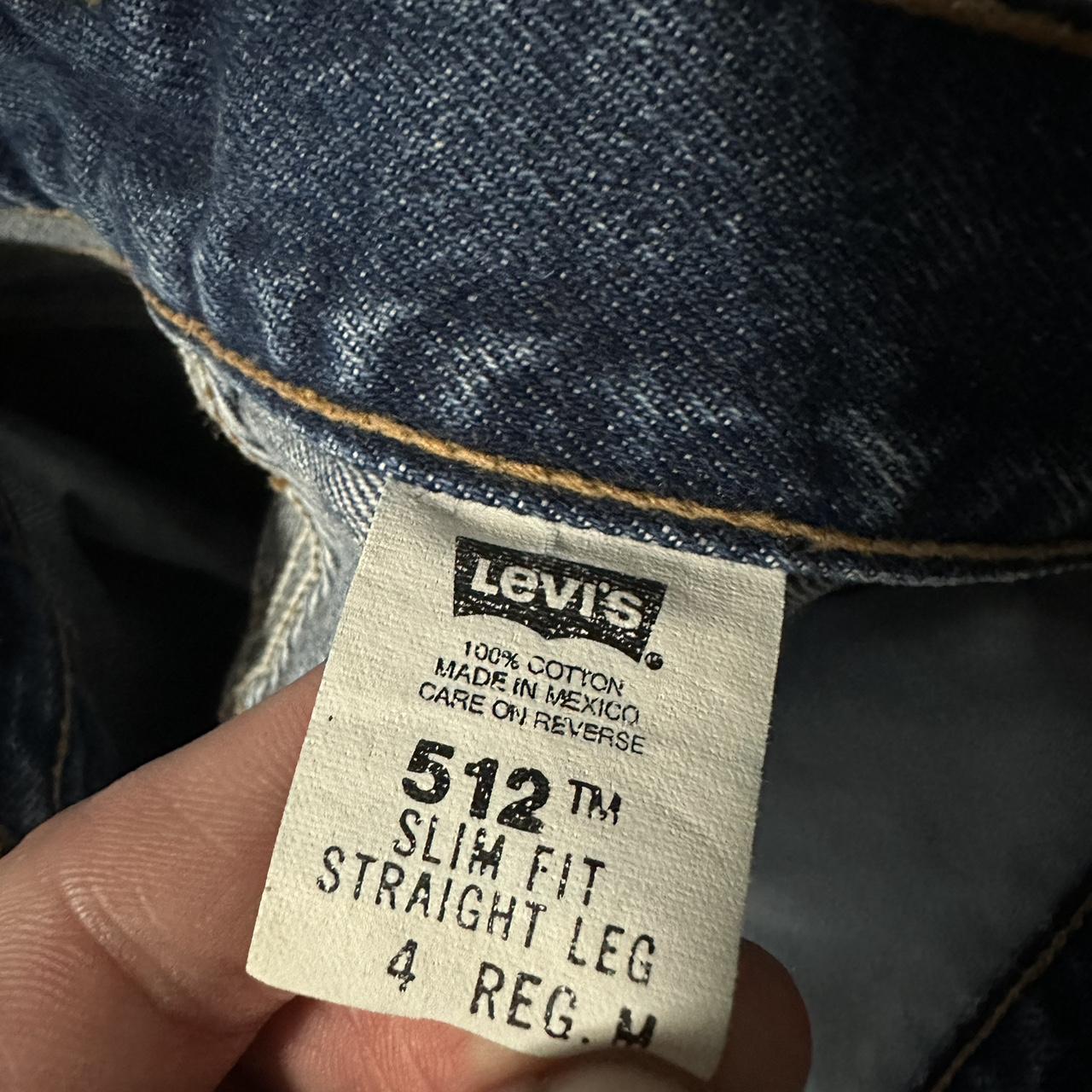 Vintage 1990s Levi’s paper tag denim blue jeans Depop